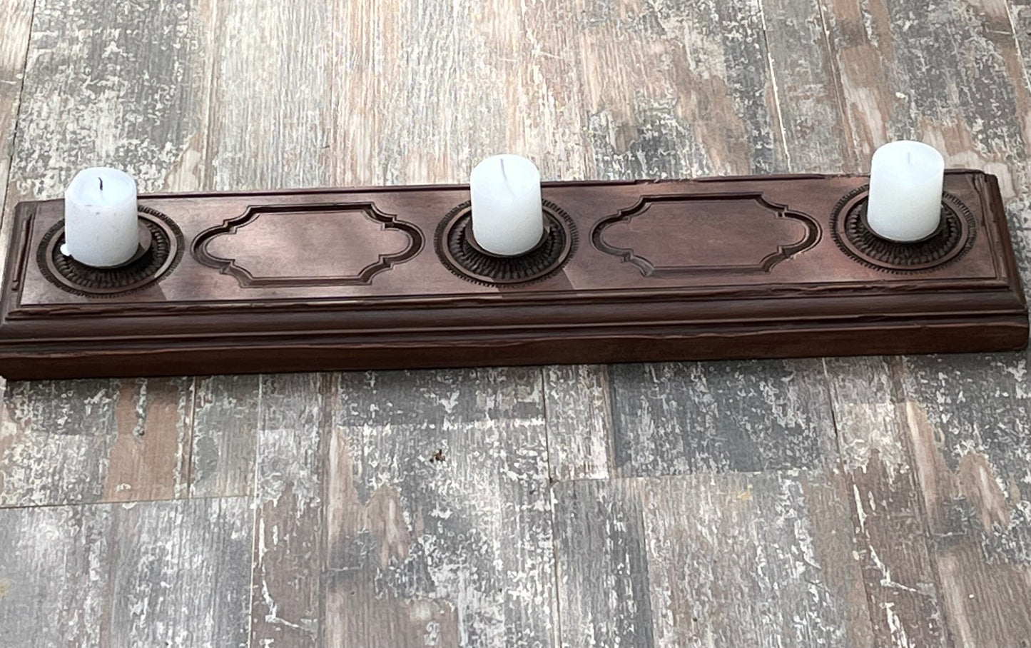 Old Carved Candle holder