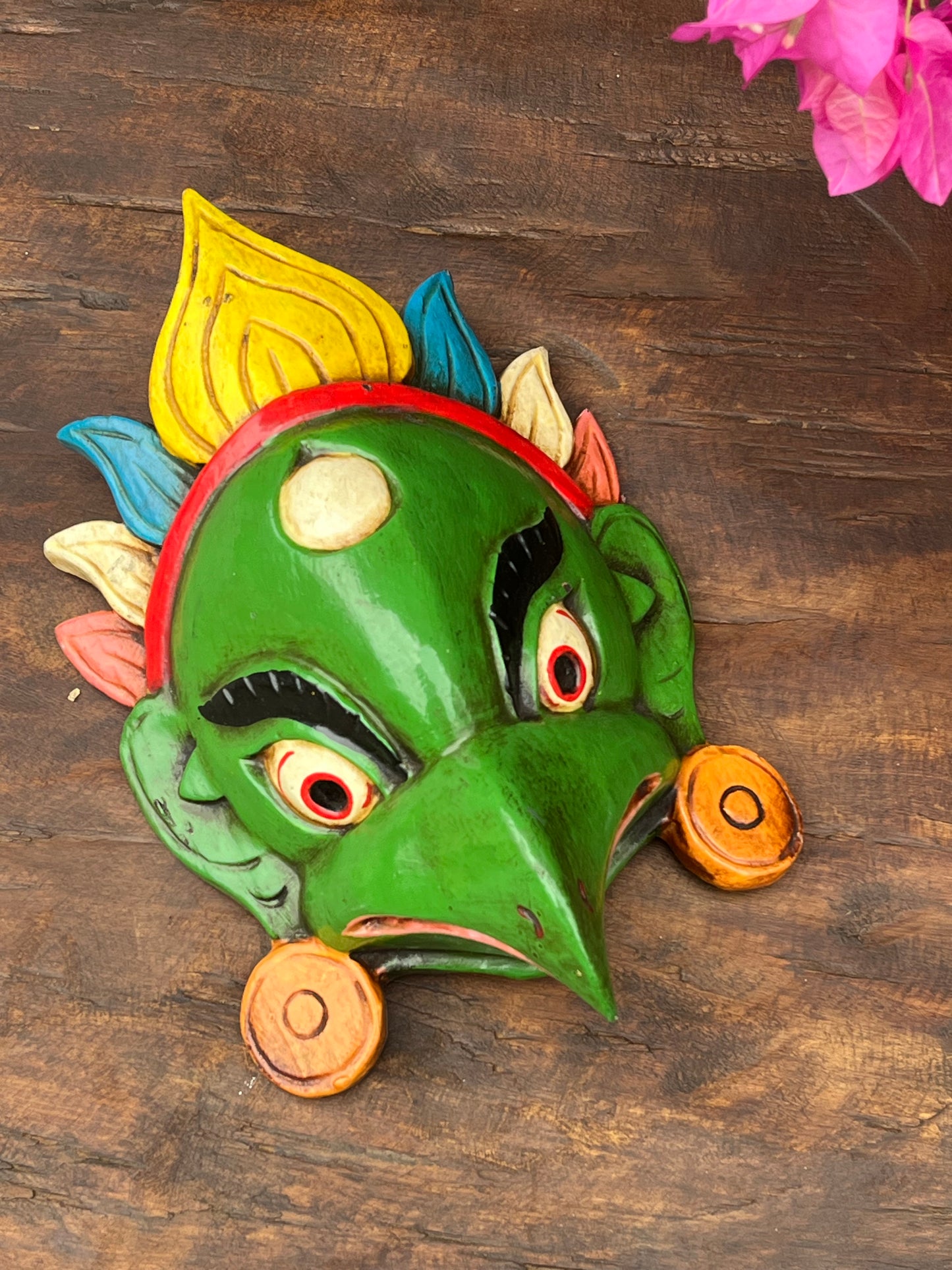 Wood Garuda Mask