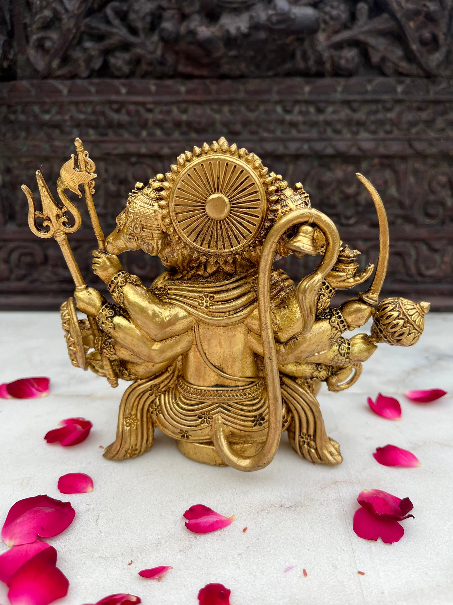 Brass Divine Panchmukhi Hanuman