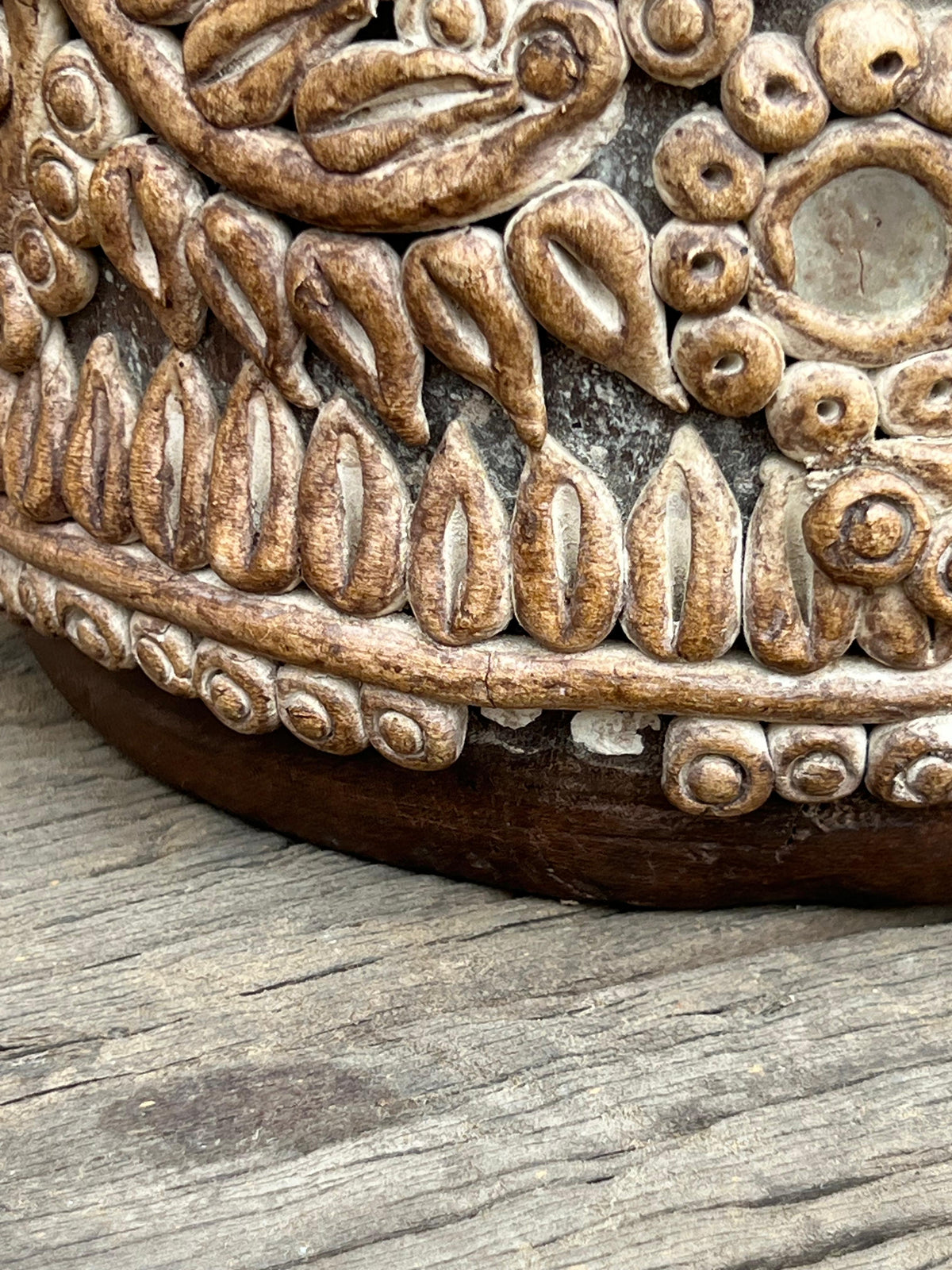 Wooden Terracotta Pot