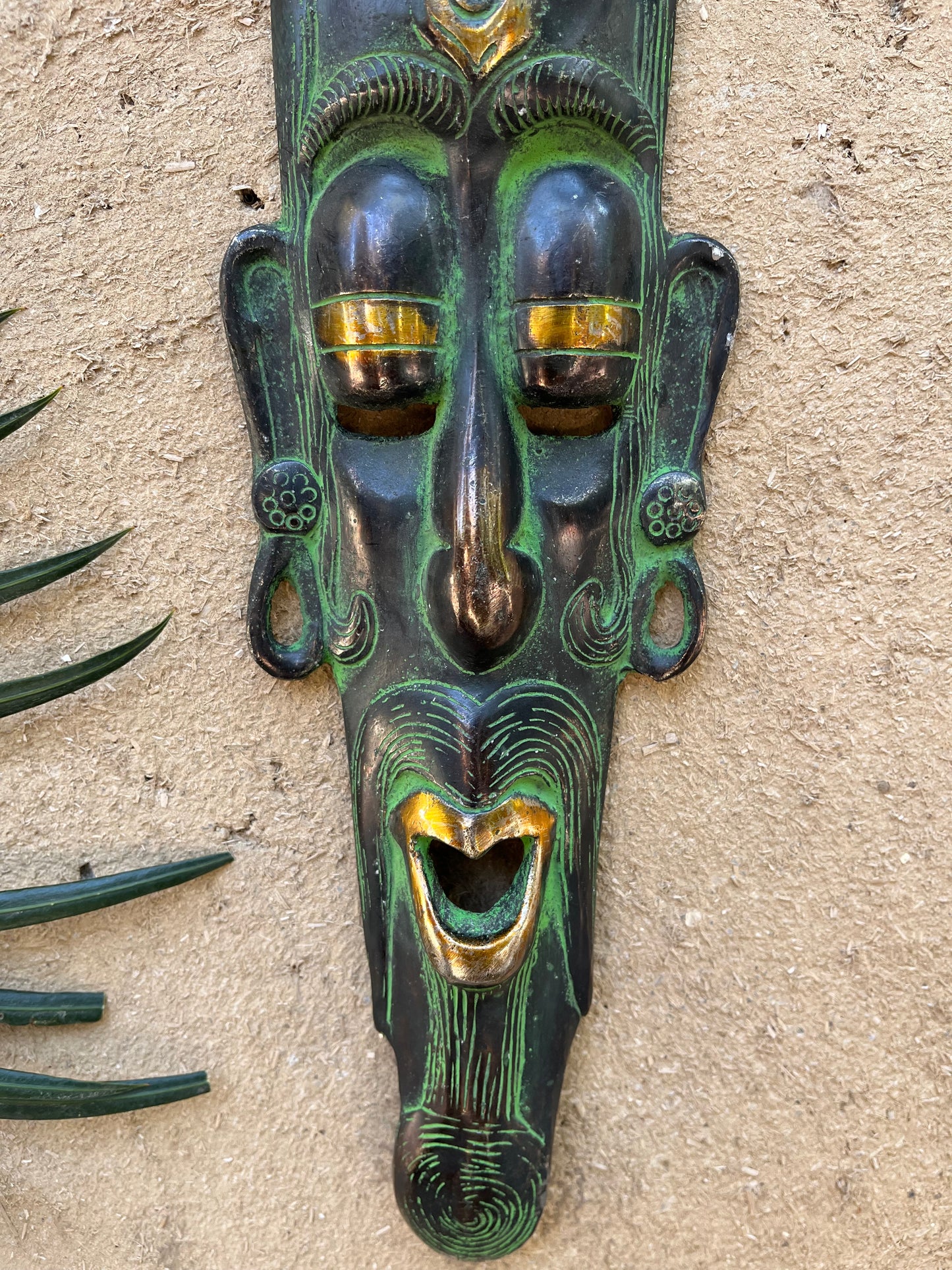 Metal long Man Mask