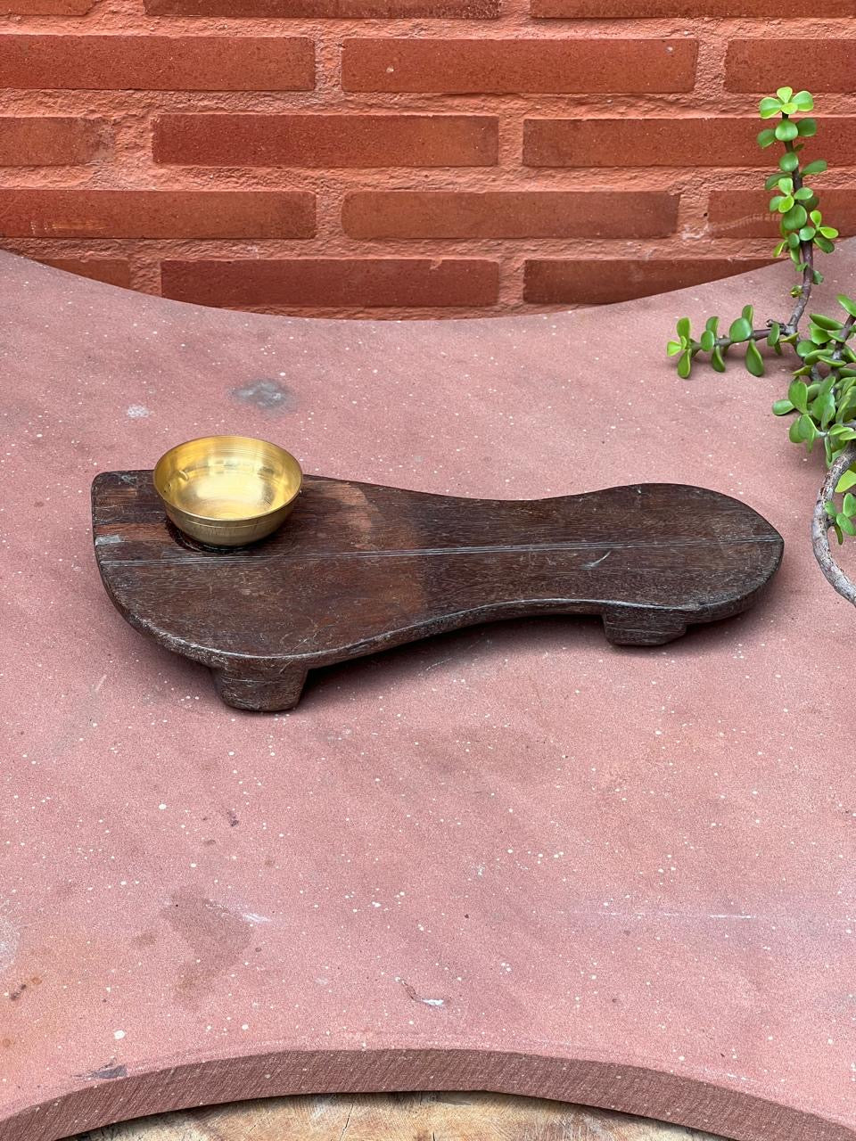 Wooden Diya Holder