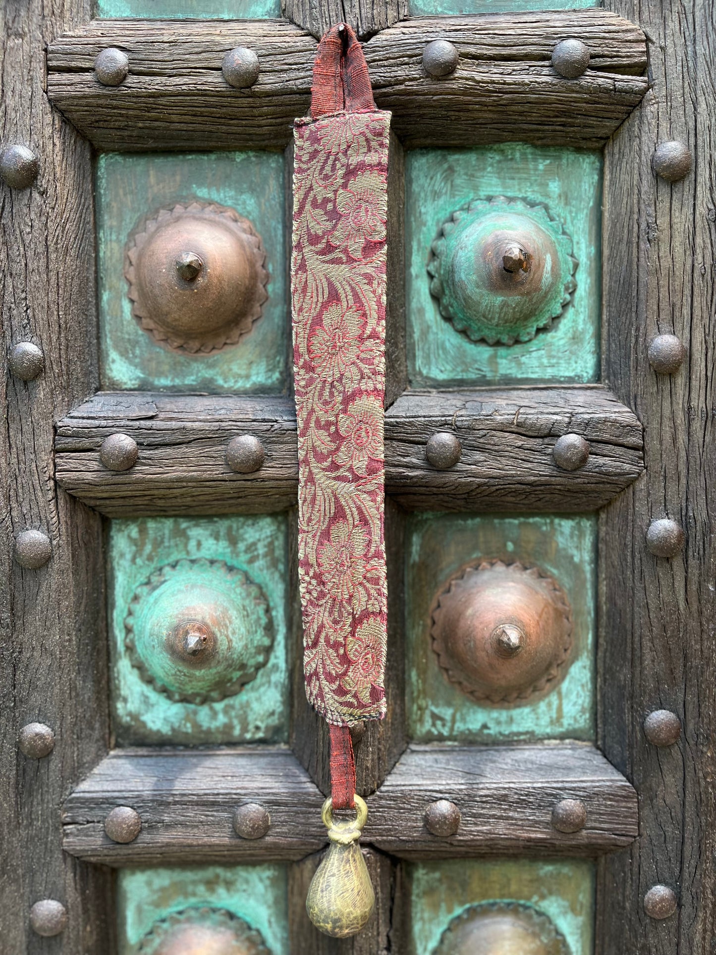 Old Saree Decor Hanging Bell