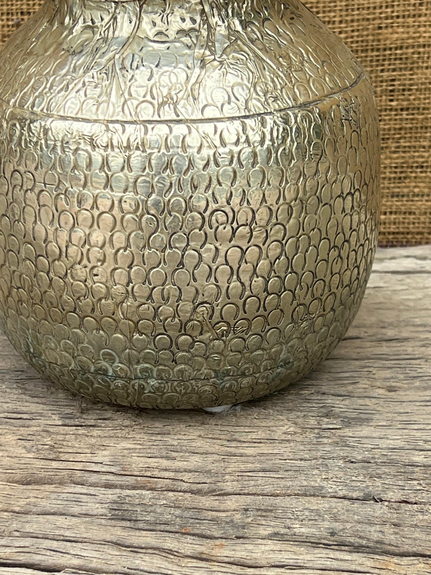 German Silver Round Pot 