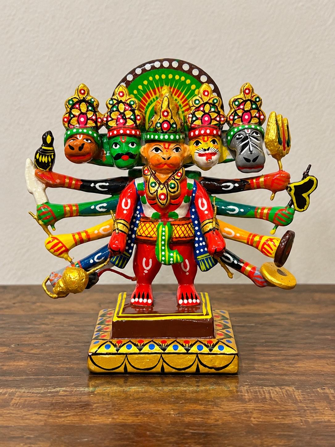 Painted Panchumkhi Hanuman 