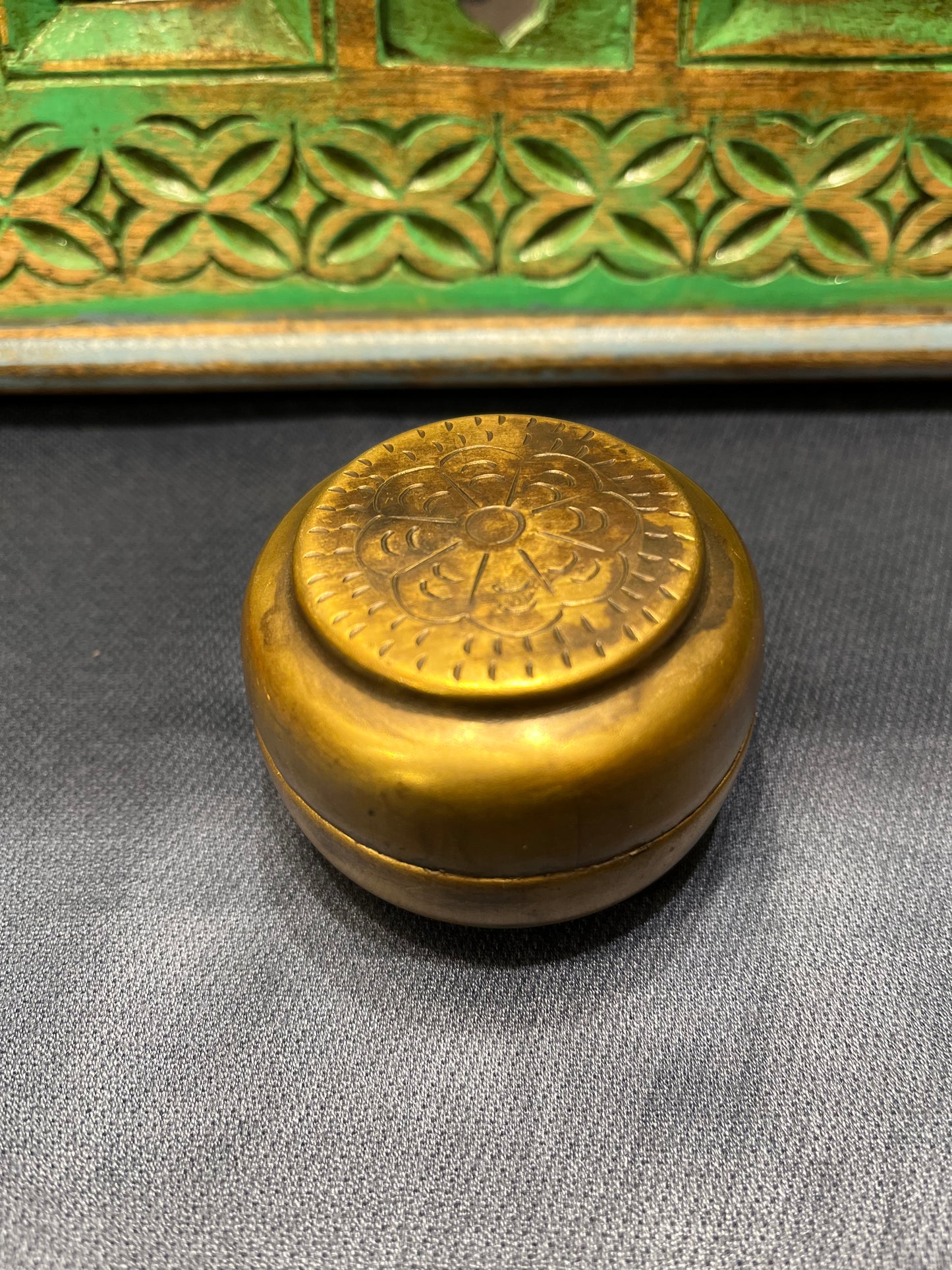 Vintage Small Brass Box