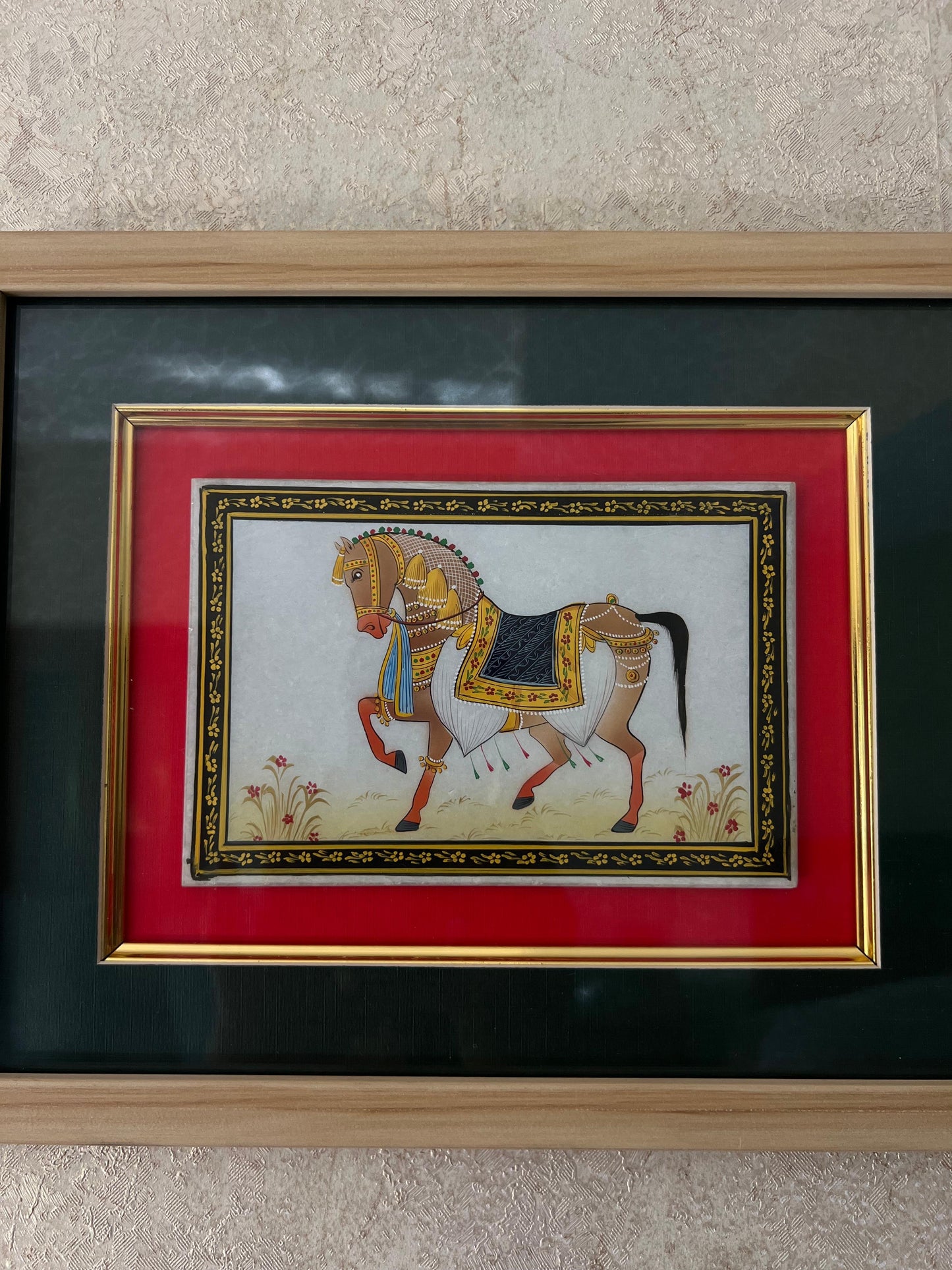 Horse Marble Painting