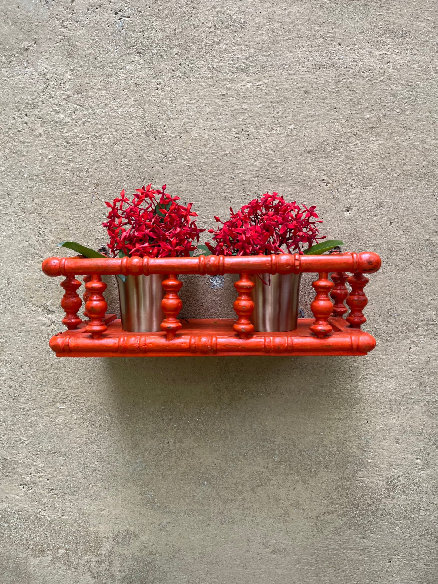 Wall Hand Painted Shelf