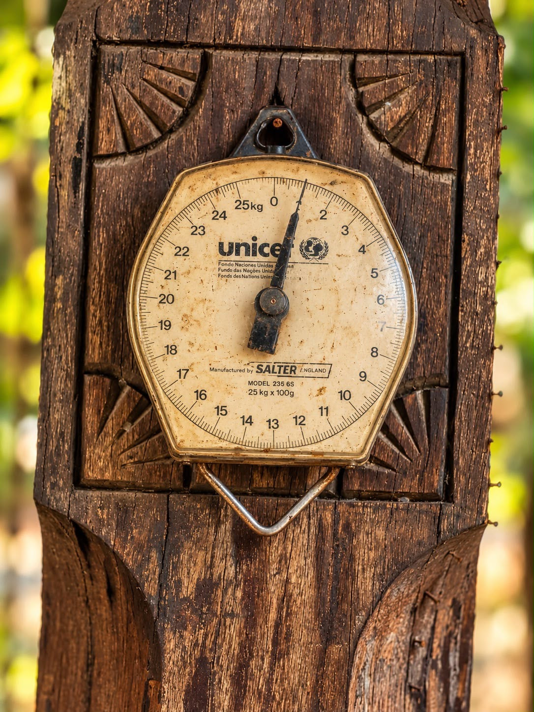 Vintage weight scale