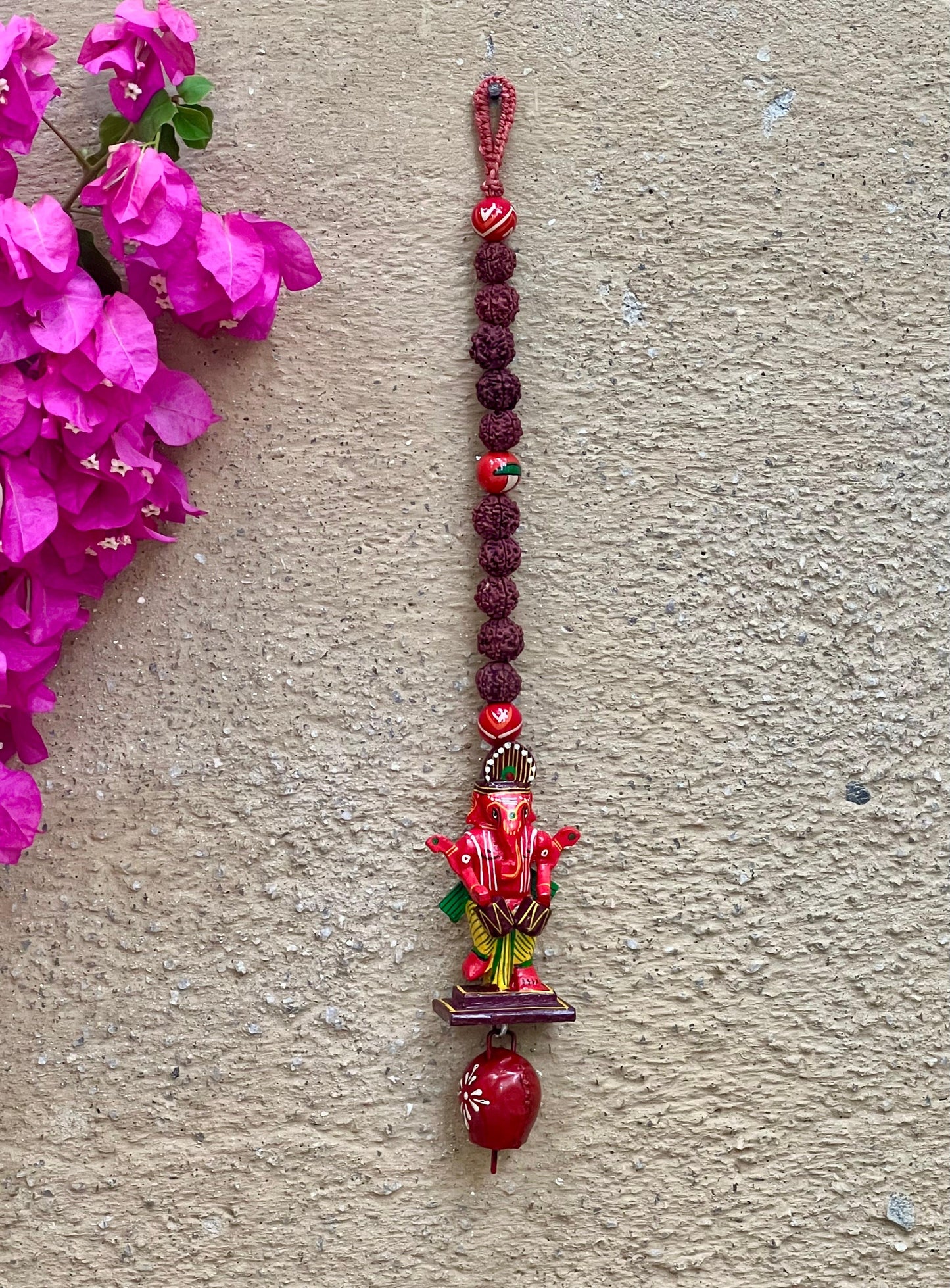 Printed Ganesha Rudraksh Hanging 