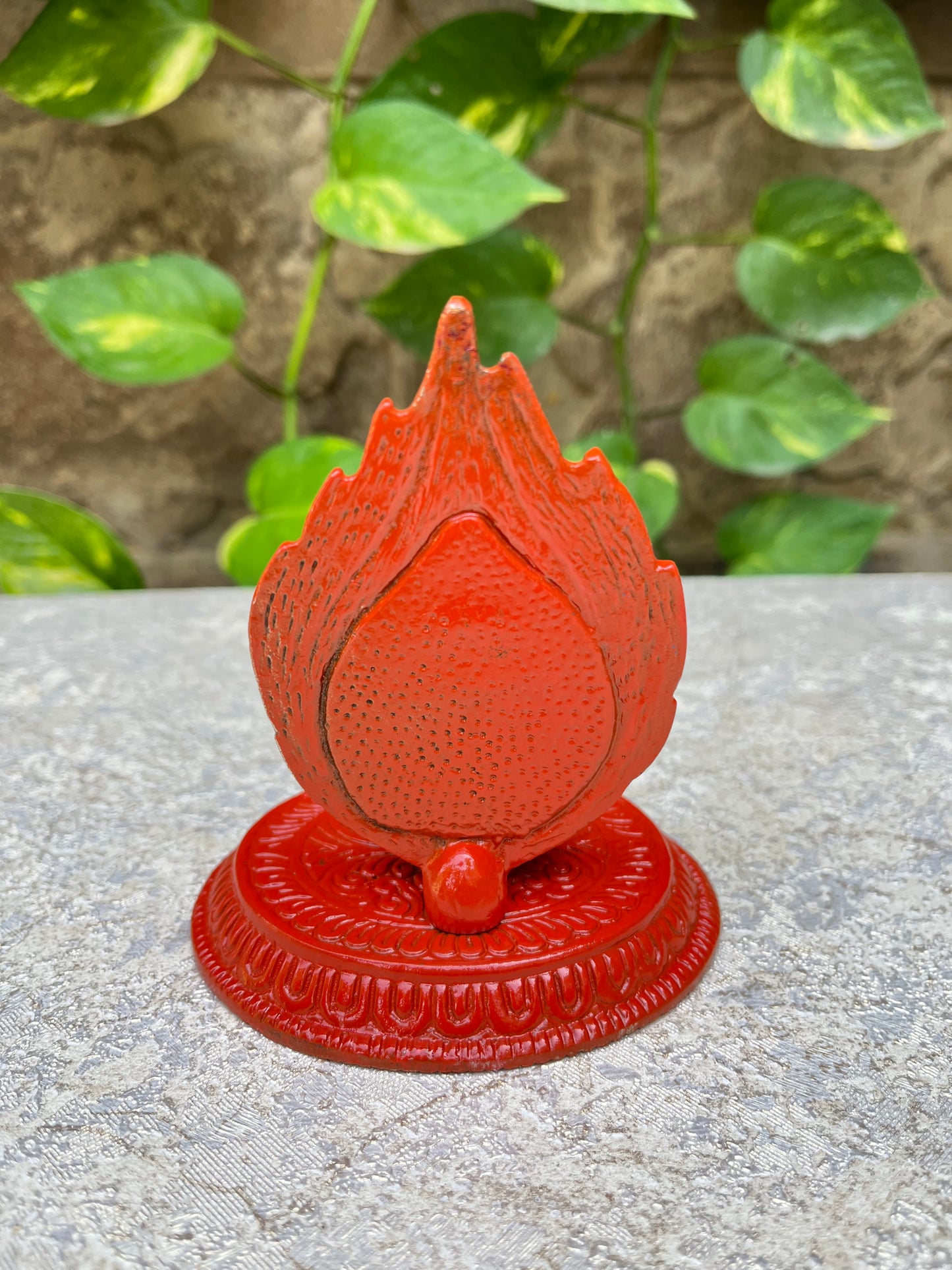 Metal Divine Leaf Ganesha