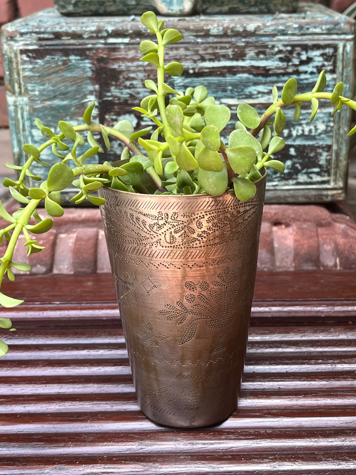Brass Lassi Glass