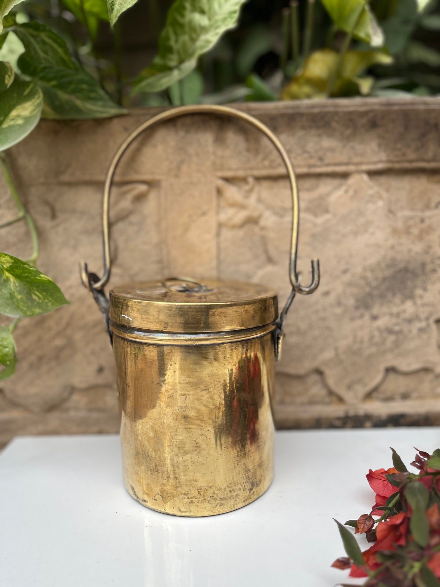 Brass Vintage Milk Box