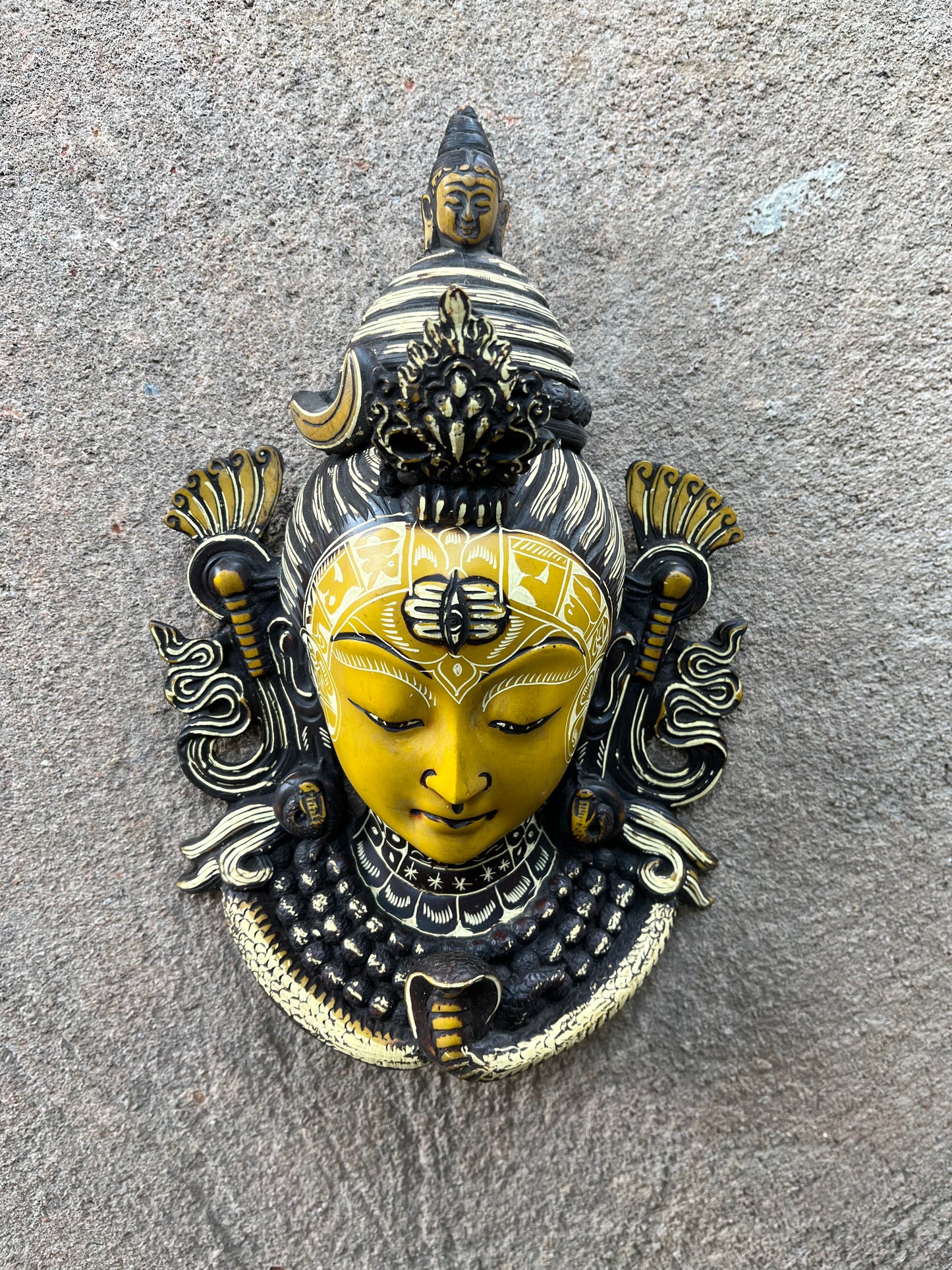 Divine Shiva Wall Face