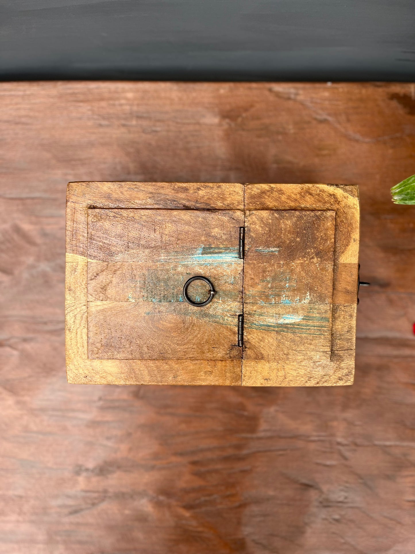 Wood Mirror Barber Folding Box