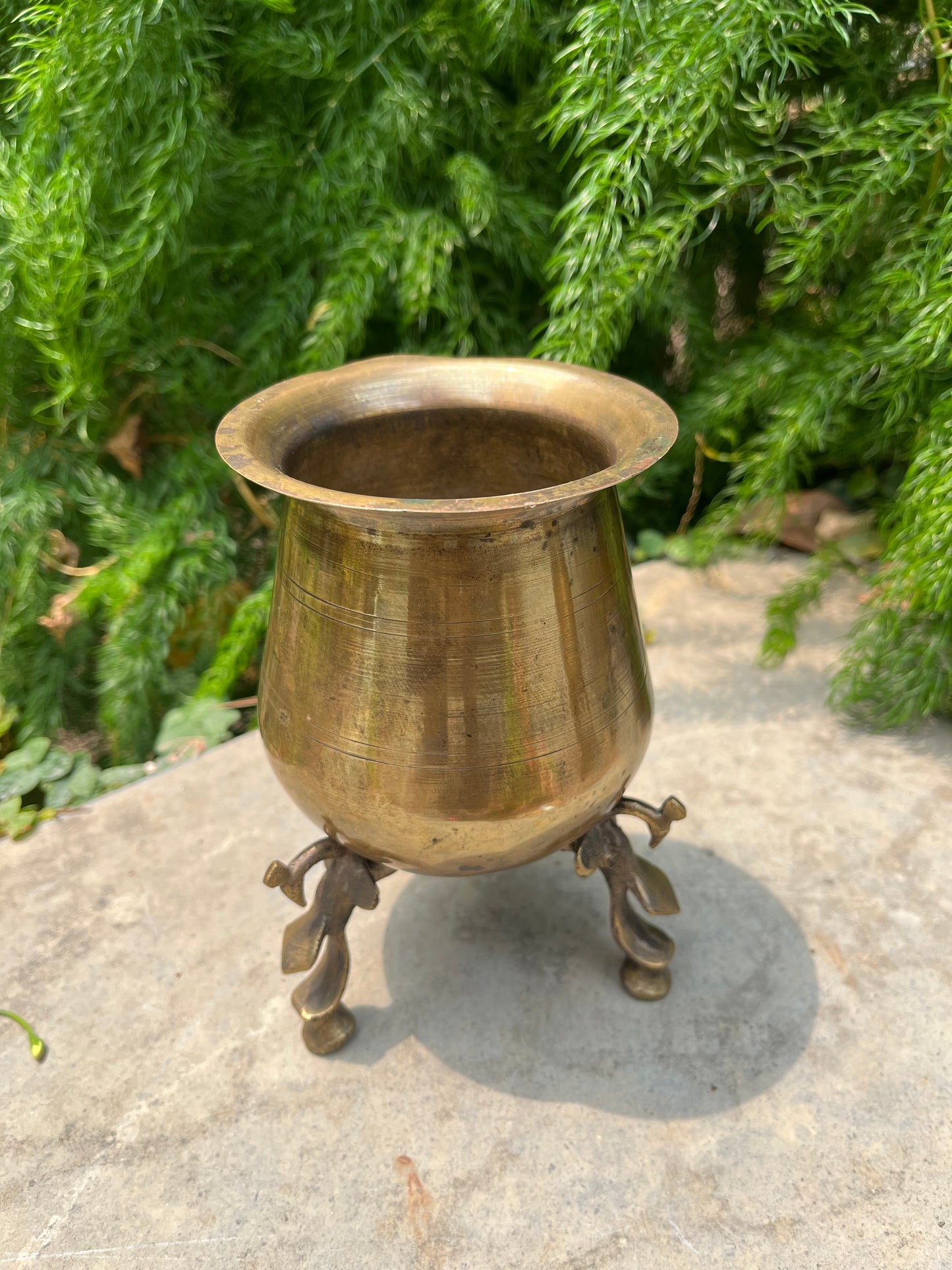 Brass Pot With Stand