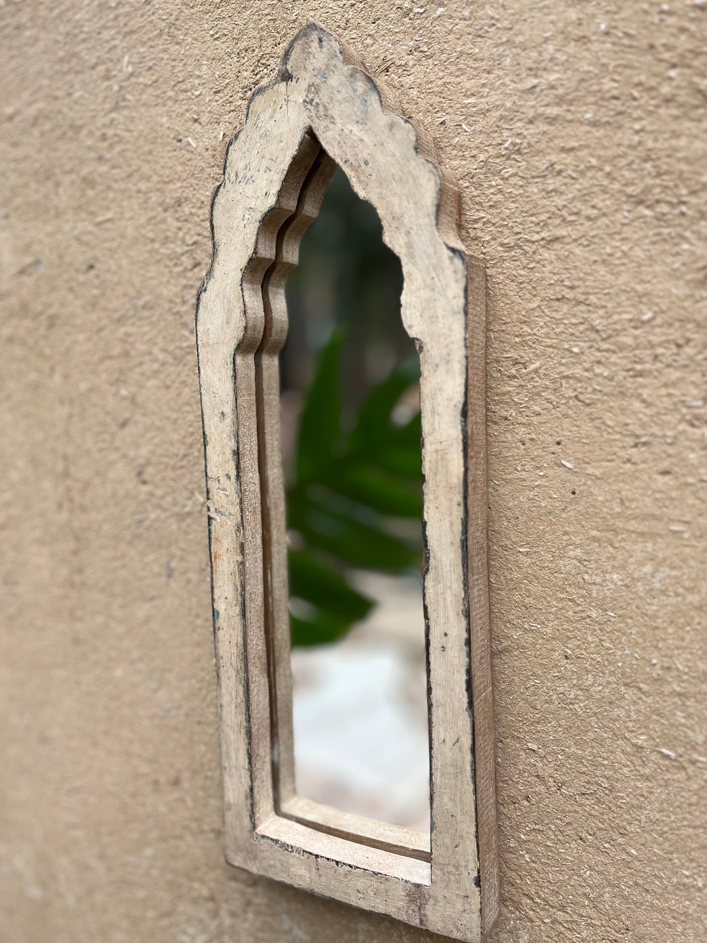 Wood Decor Arch Mirror