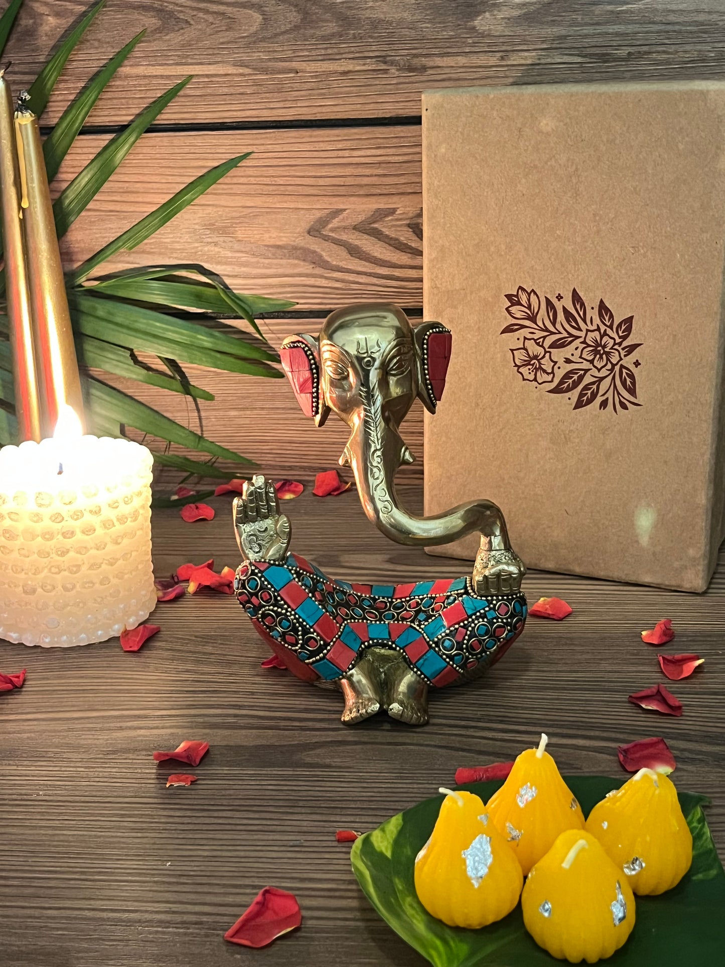 Brass Modern Divine Ganesh