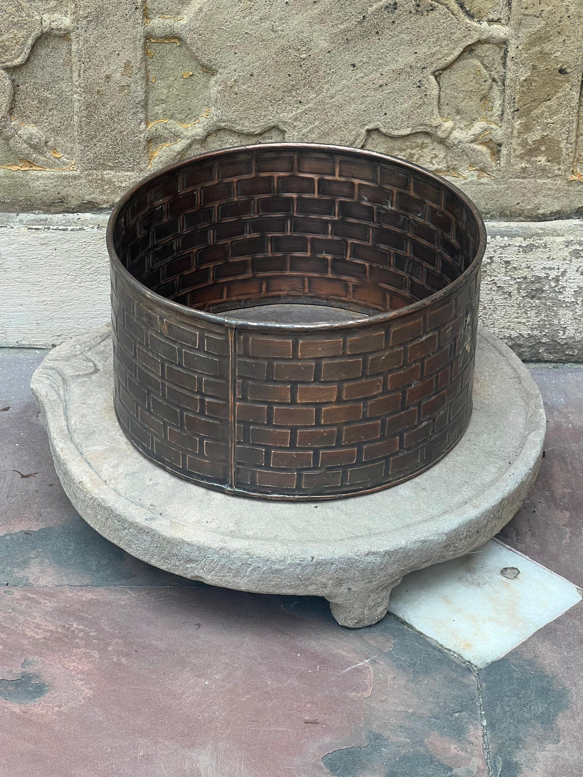 Metal Flower Planter 