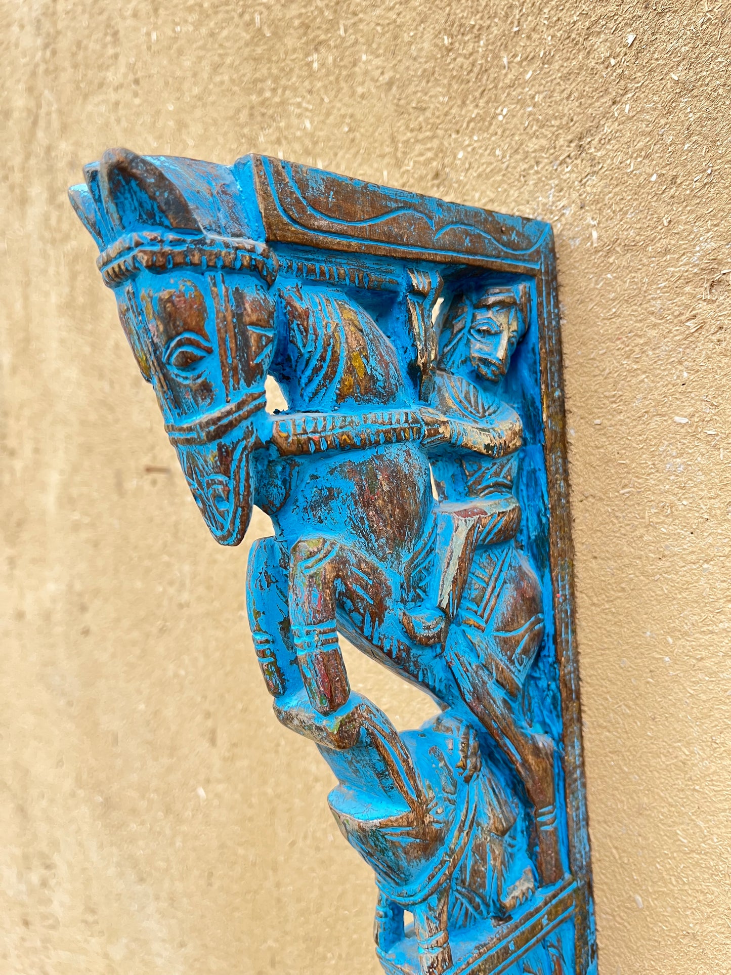 Blue Horse Deco Bracket