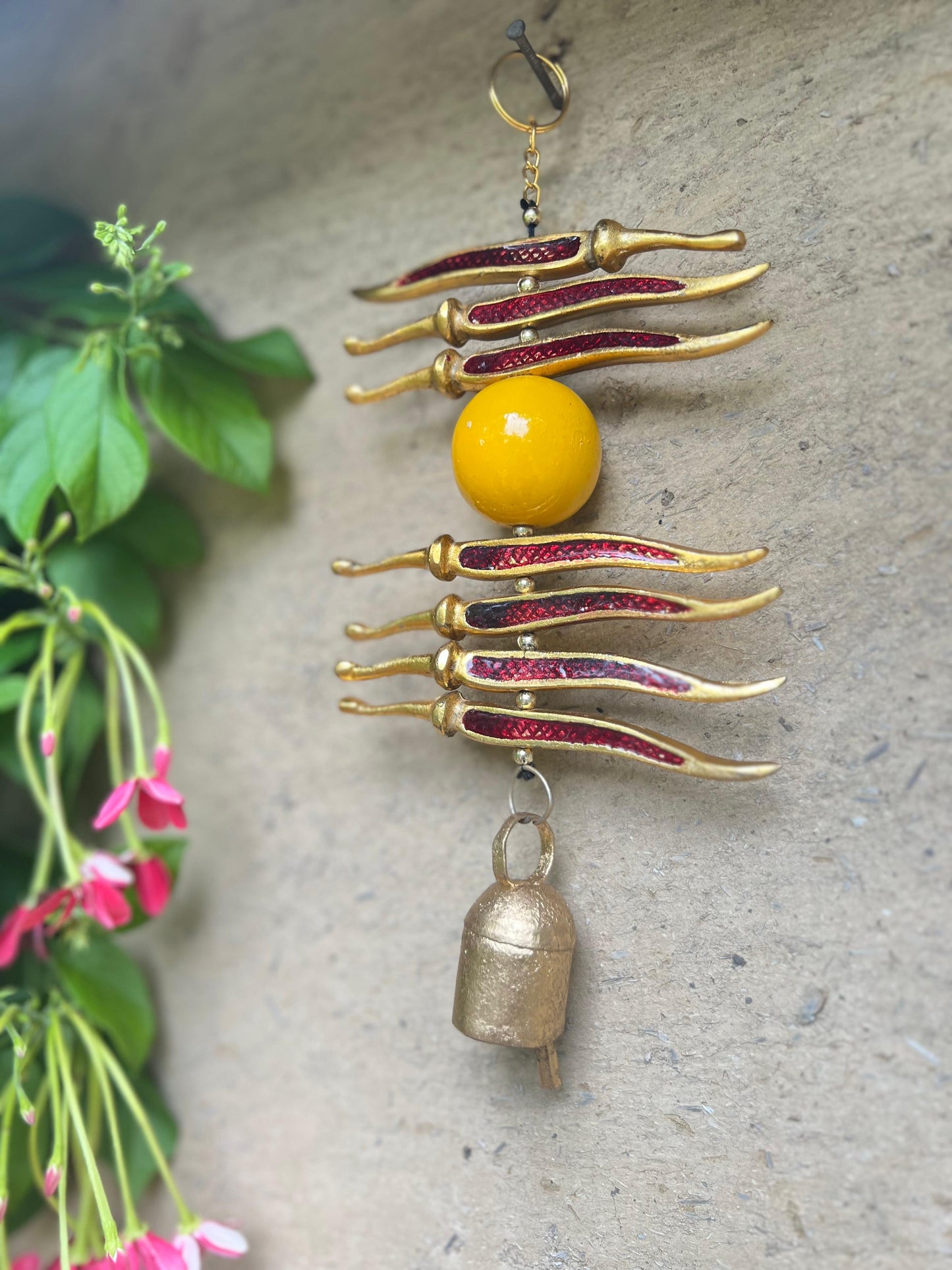 Metal Lemon Mirchi Hanging