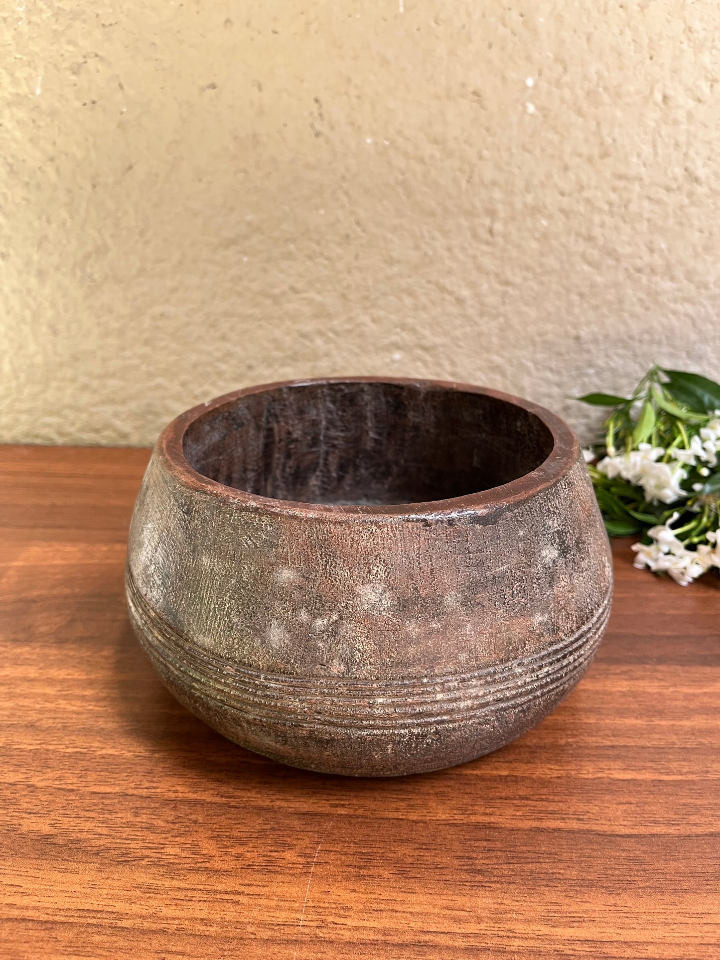 vintage wooden planter
