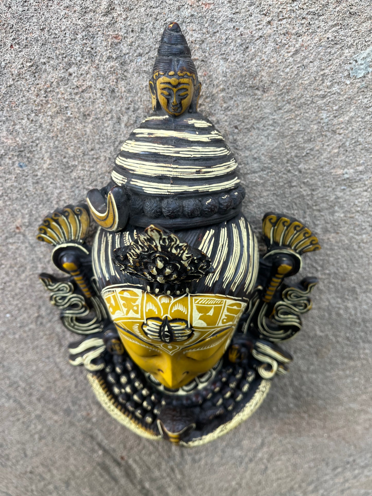 Divine Shiva Wall Face
