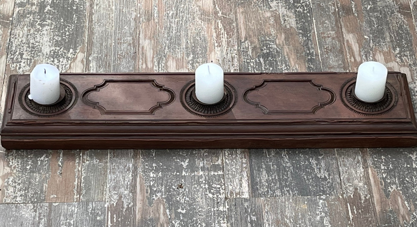 Old Carved Candle holder