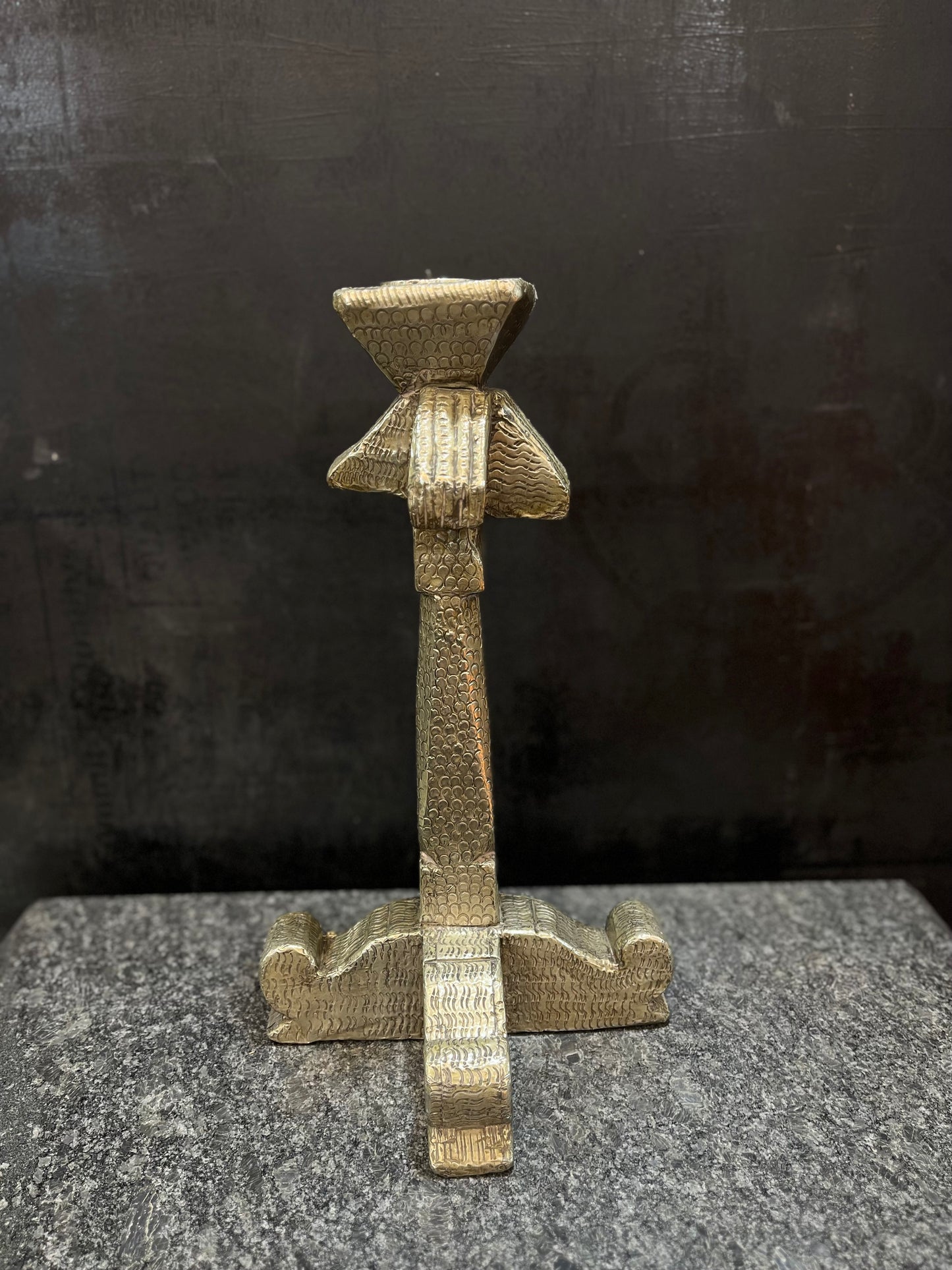 Vintage German Silver Candle Stand