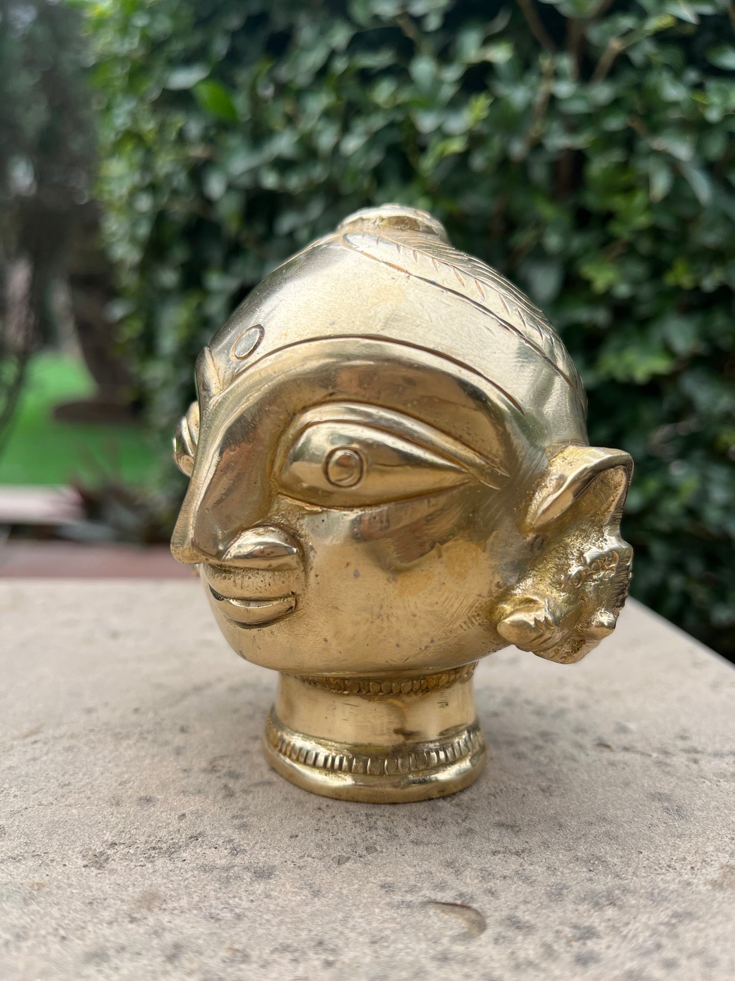 Brass Gauri Face