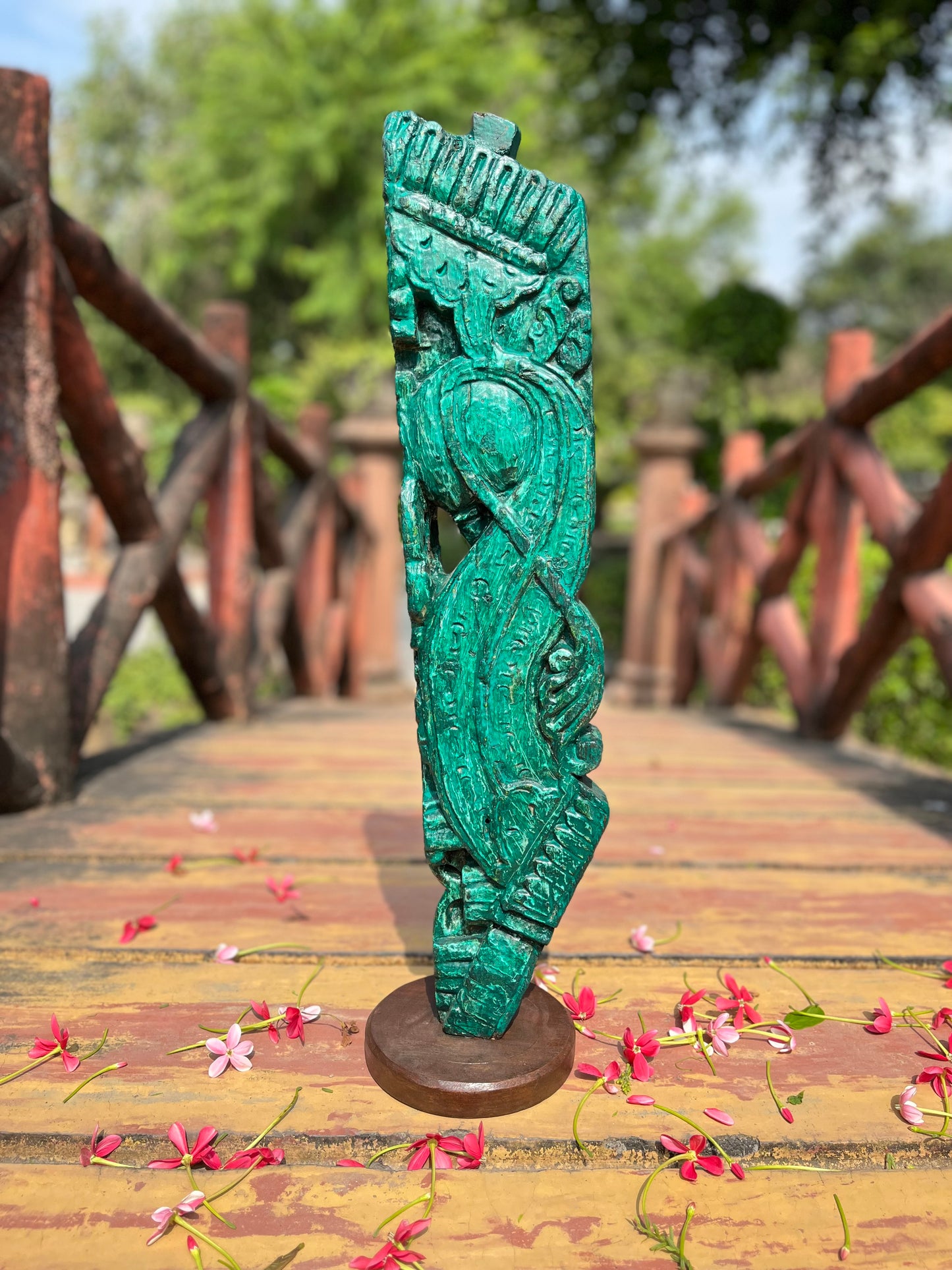 Decorative Vintage Green Bracket