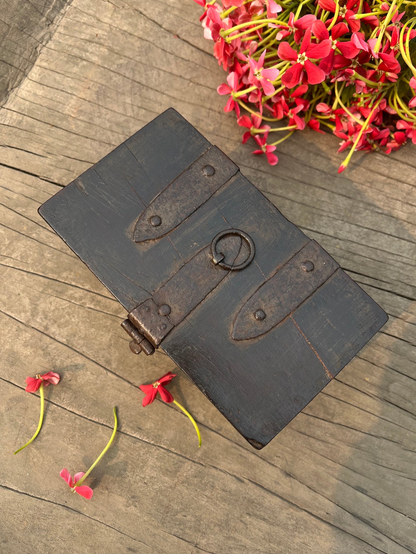 Vintage wood Cash Box