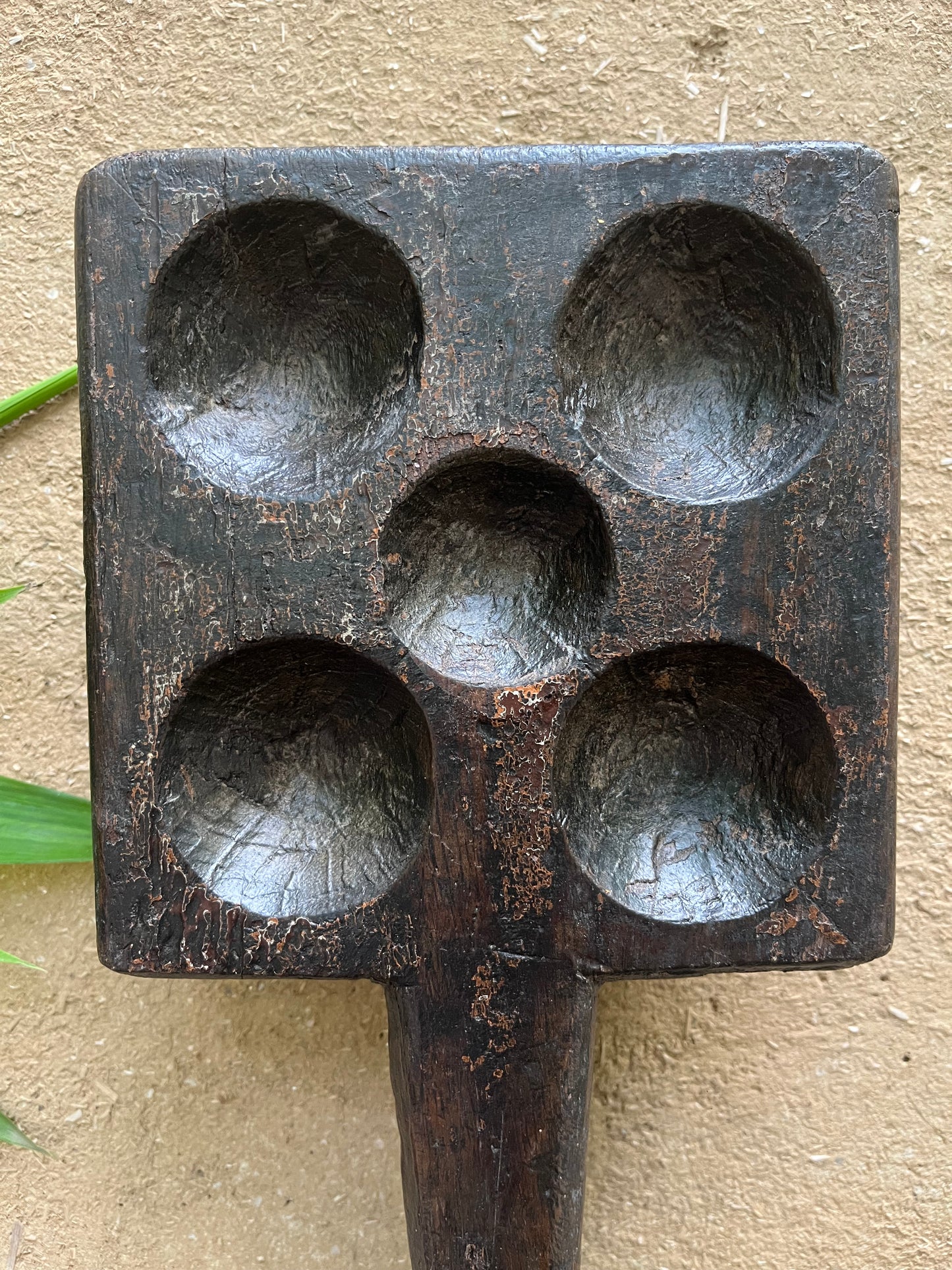 Vintage Wood Spice Plate