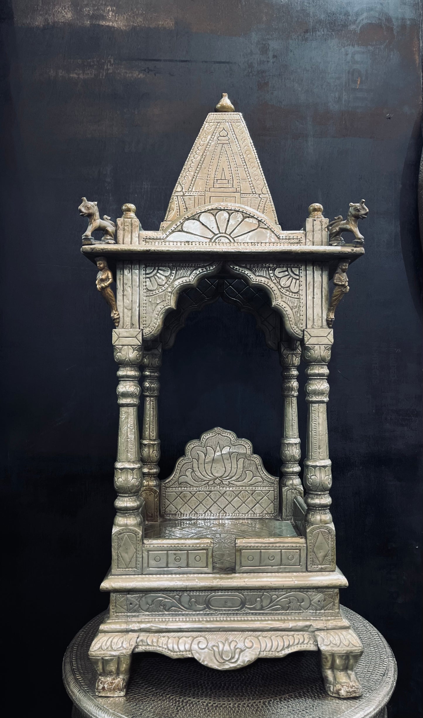 Old German Silver Divine Temple