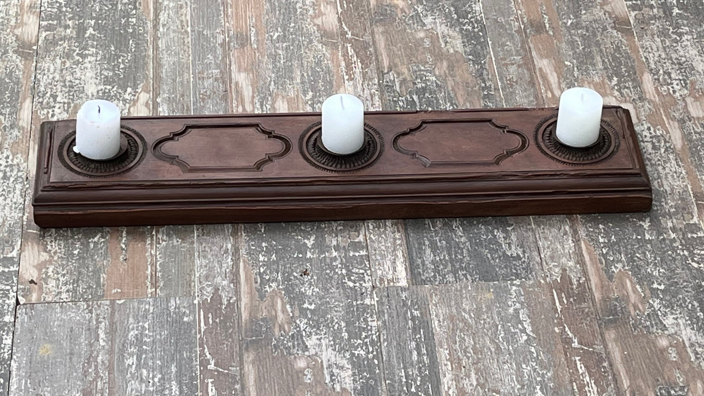 Old Carved Candle holder