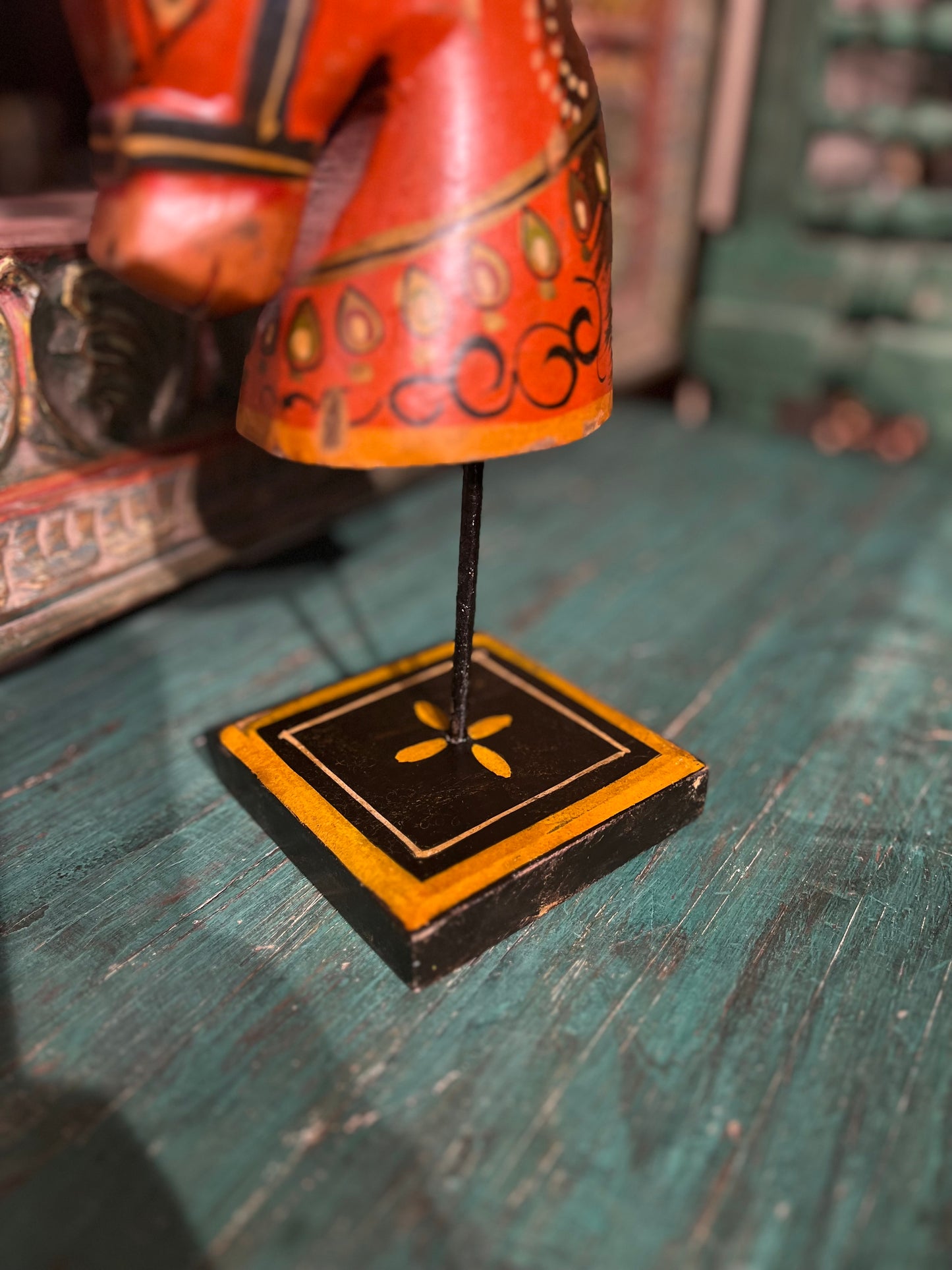 Wooden painted Horse