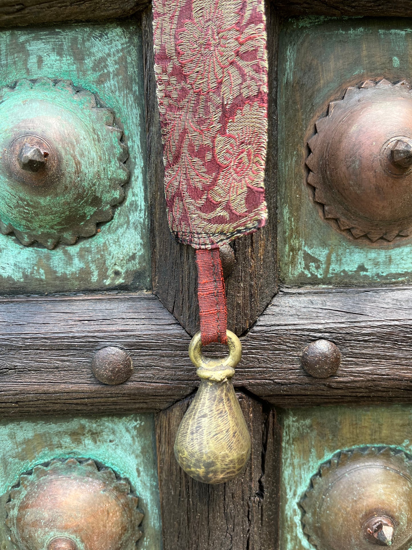 Old Saree Decor Hanging Bell
