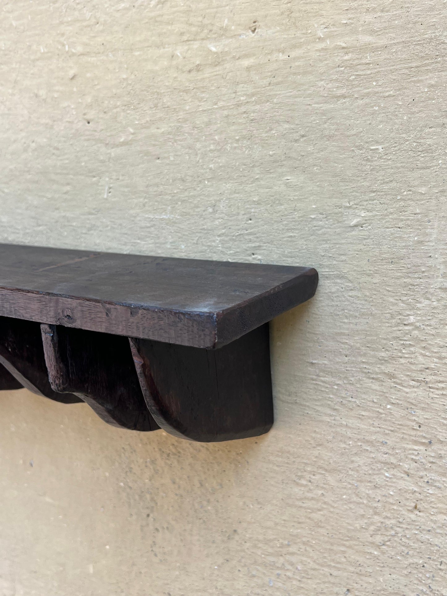 Wooden Shoe Wall Shelf 