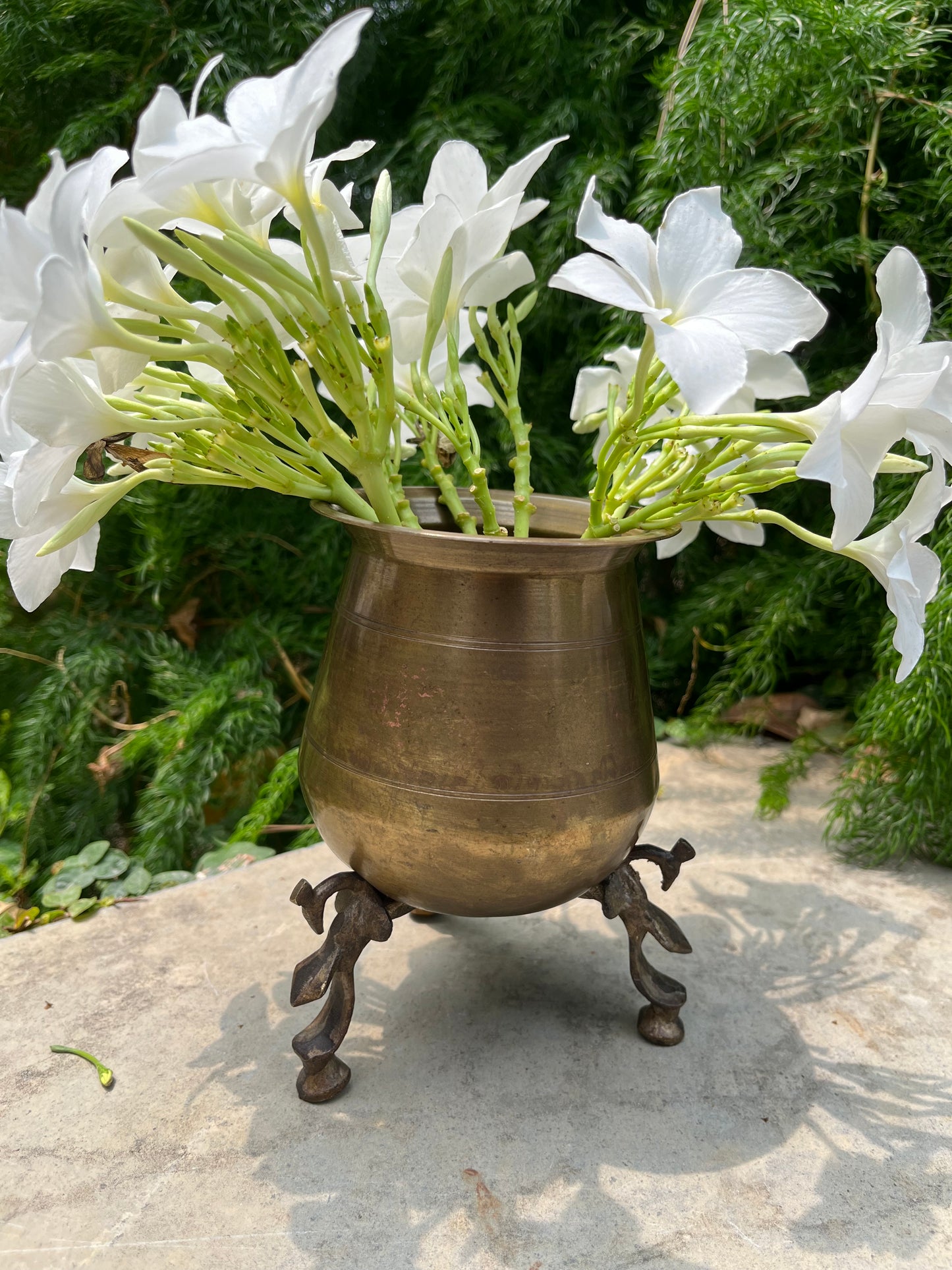 Brass Flower Pot