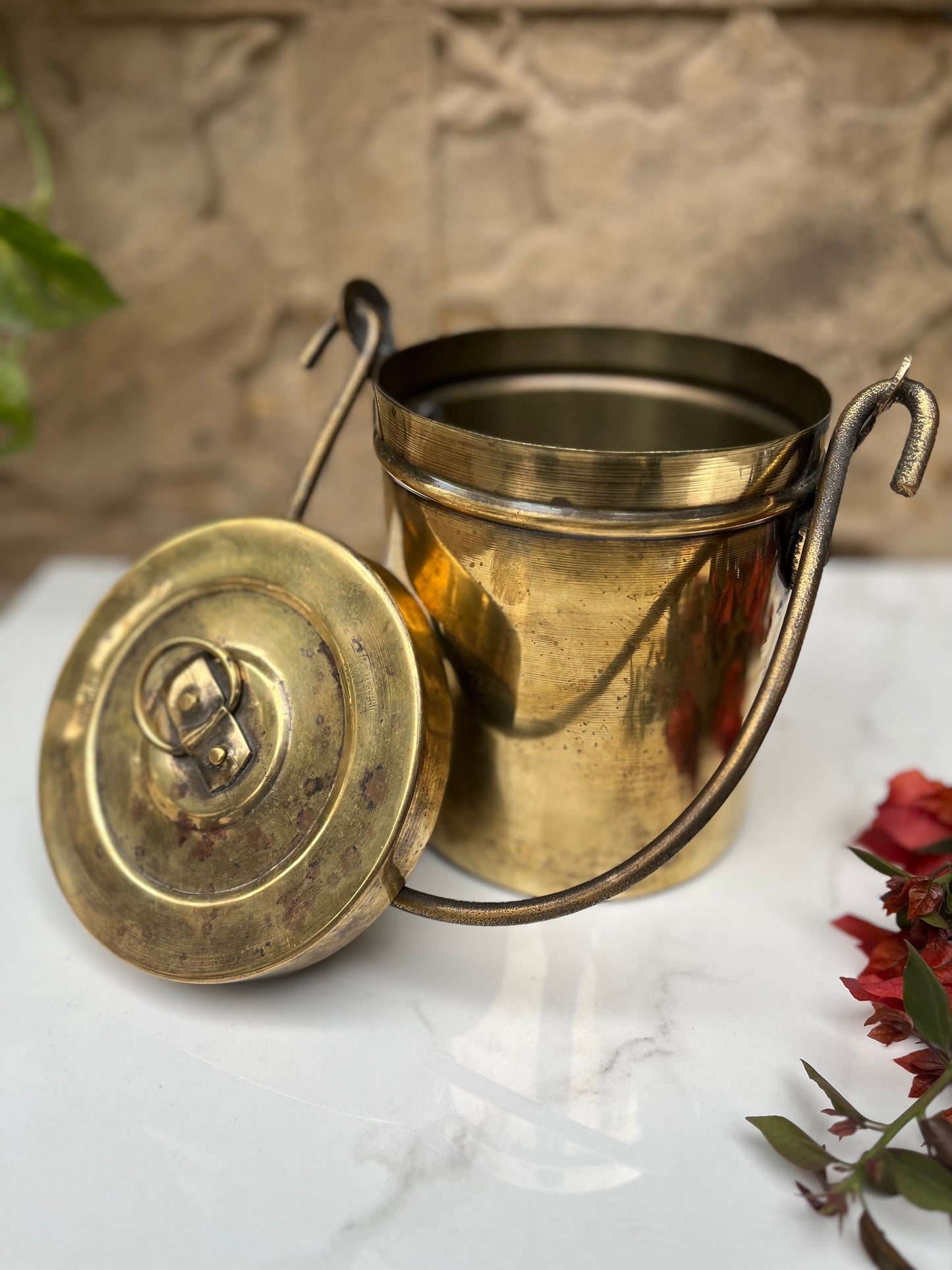 Brass Vintage Milk Box