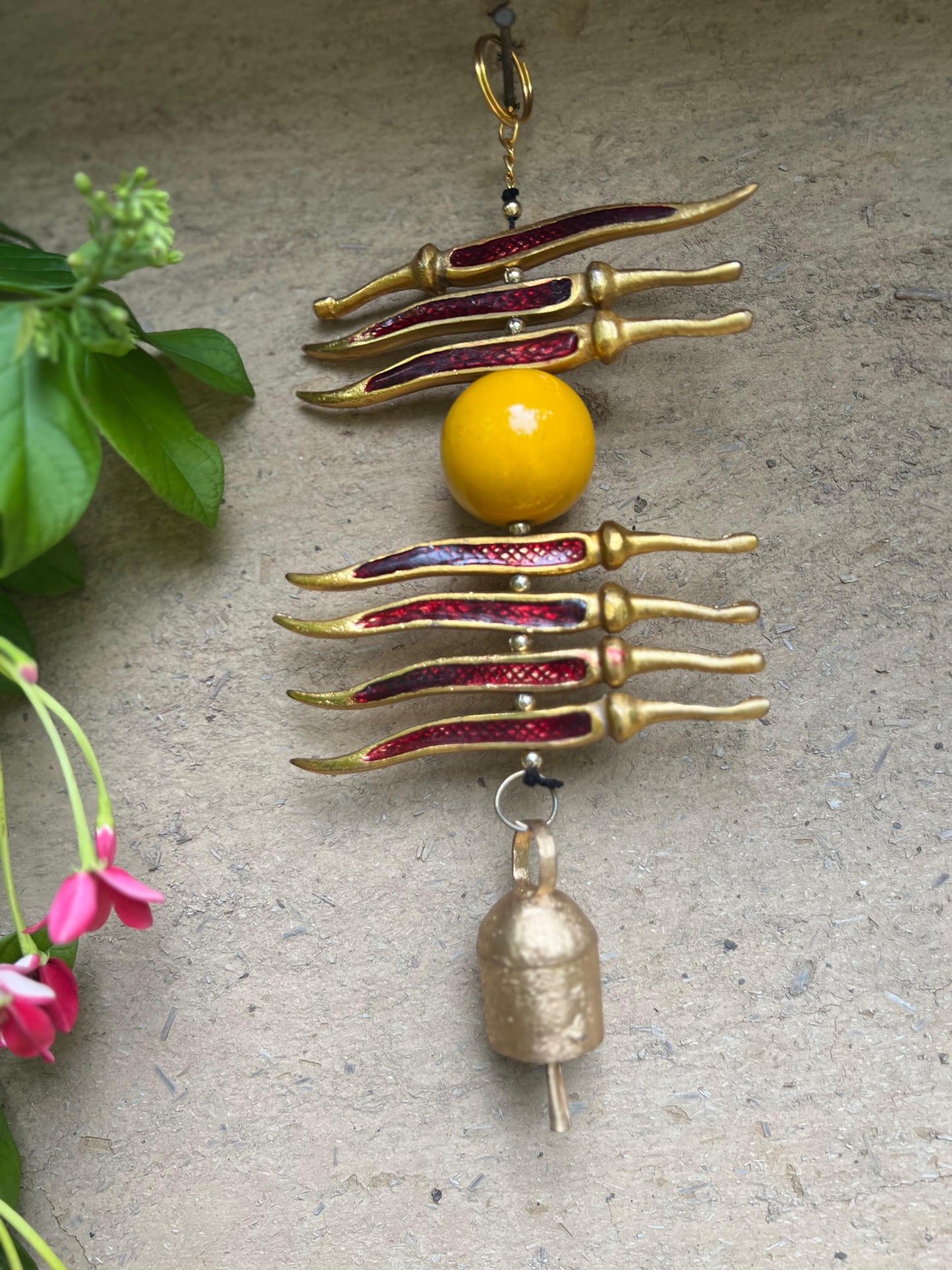 Metal Lemon Mirchi Hanging