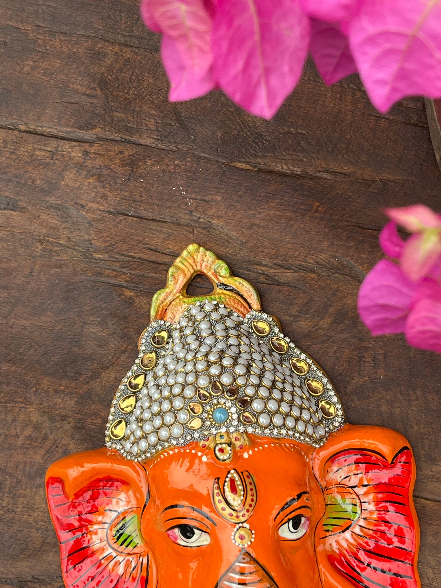 Metal Hand Painted Ganesha