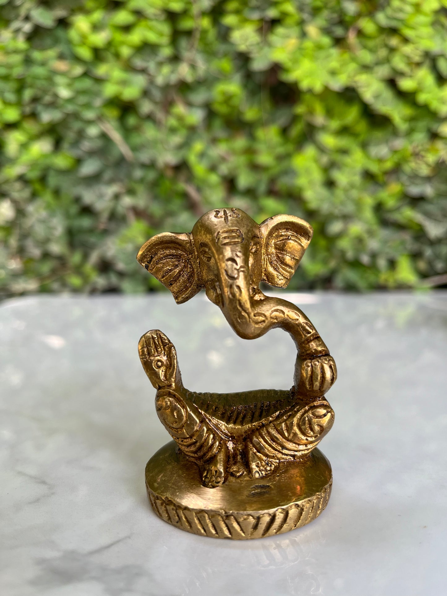 Brass Small Dancing Ganesha