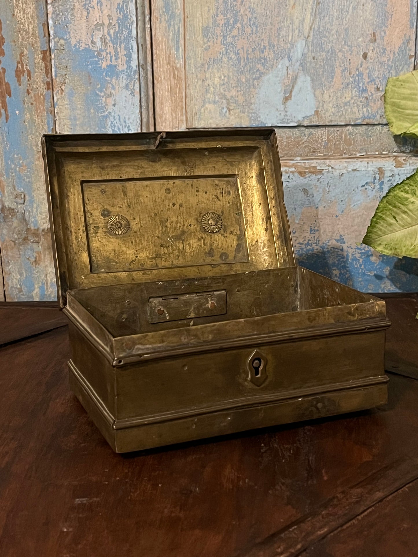 Vintage Brass Pan Box