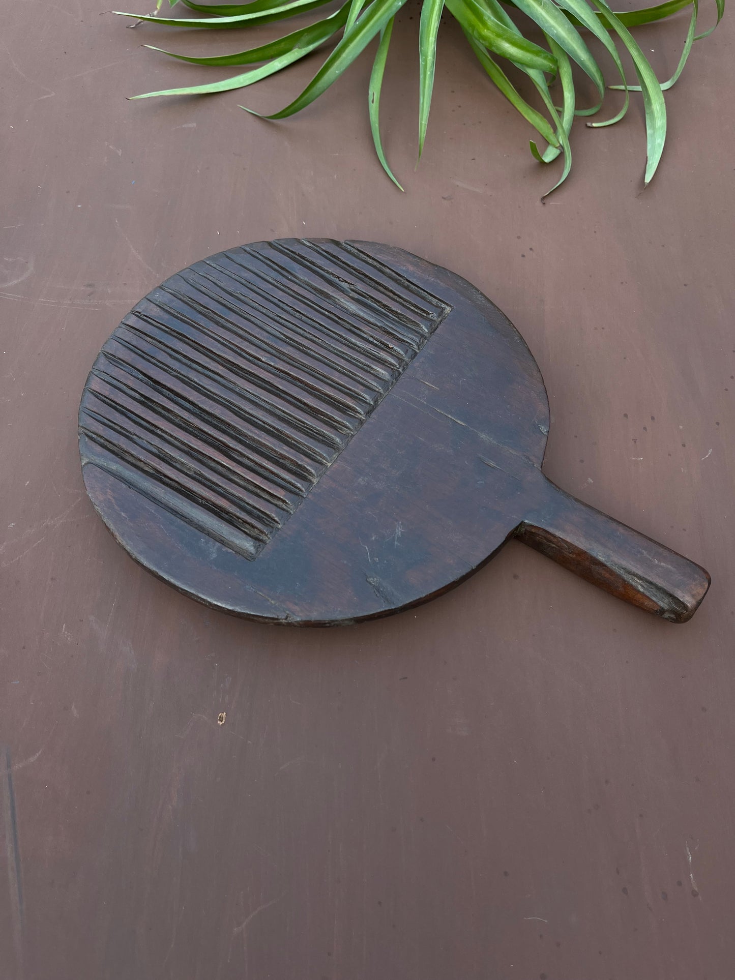 Vintage Wooden Strip Platter