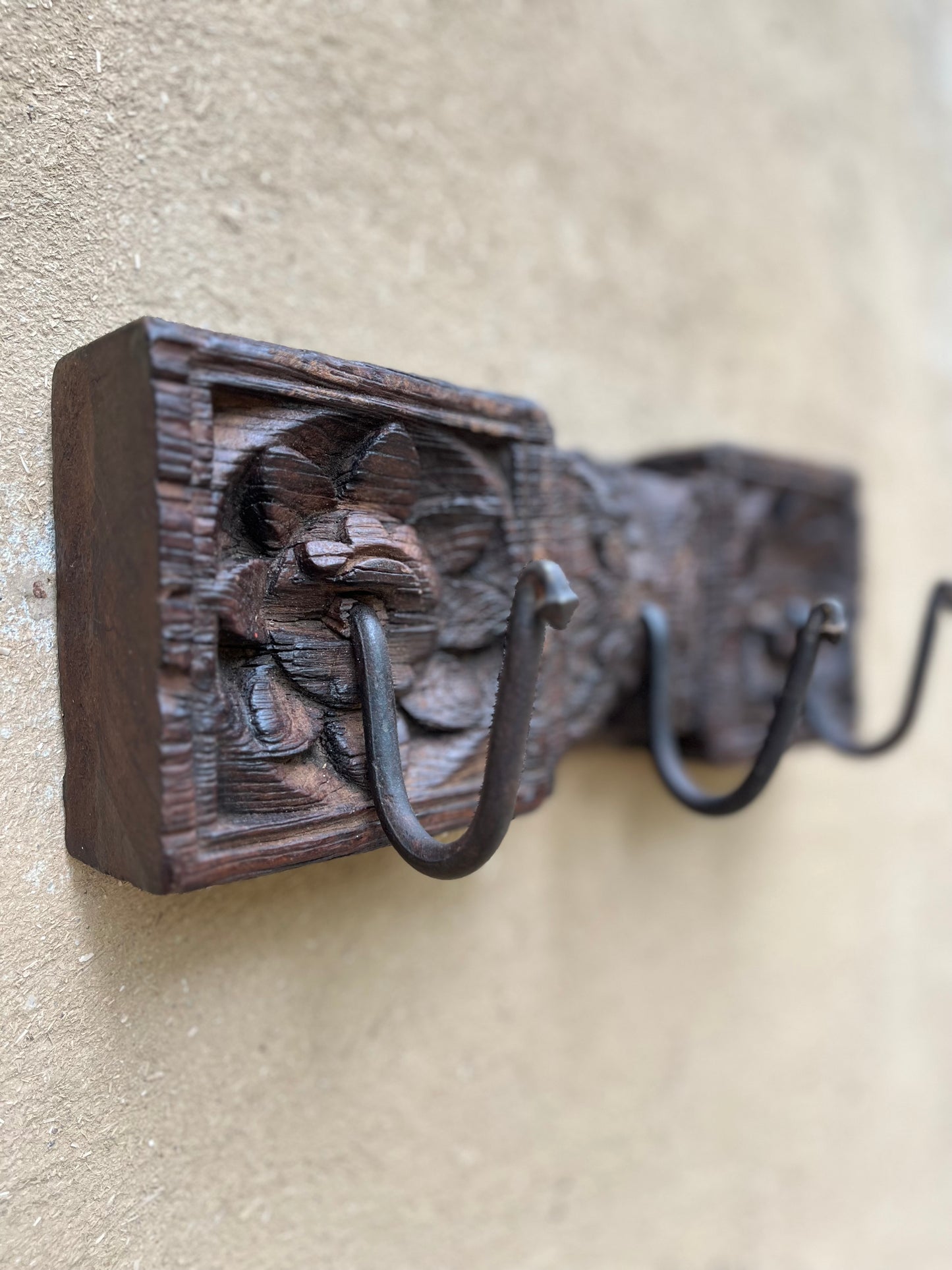 Wood Vintage Wall Hook