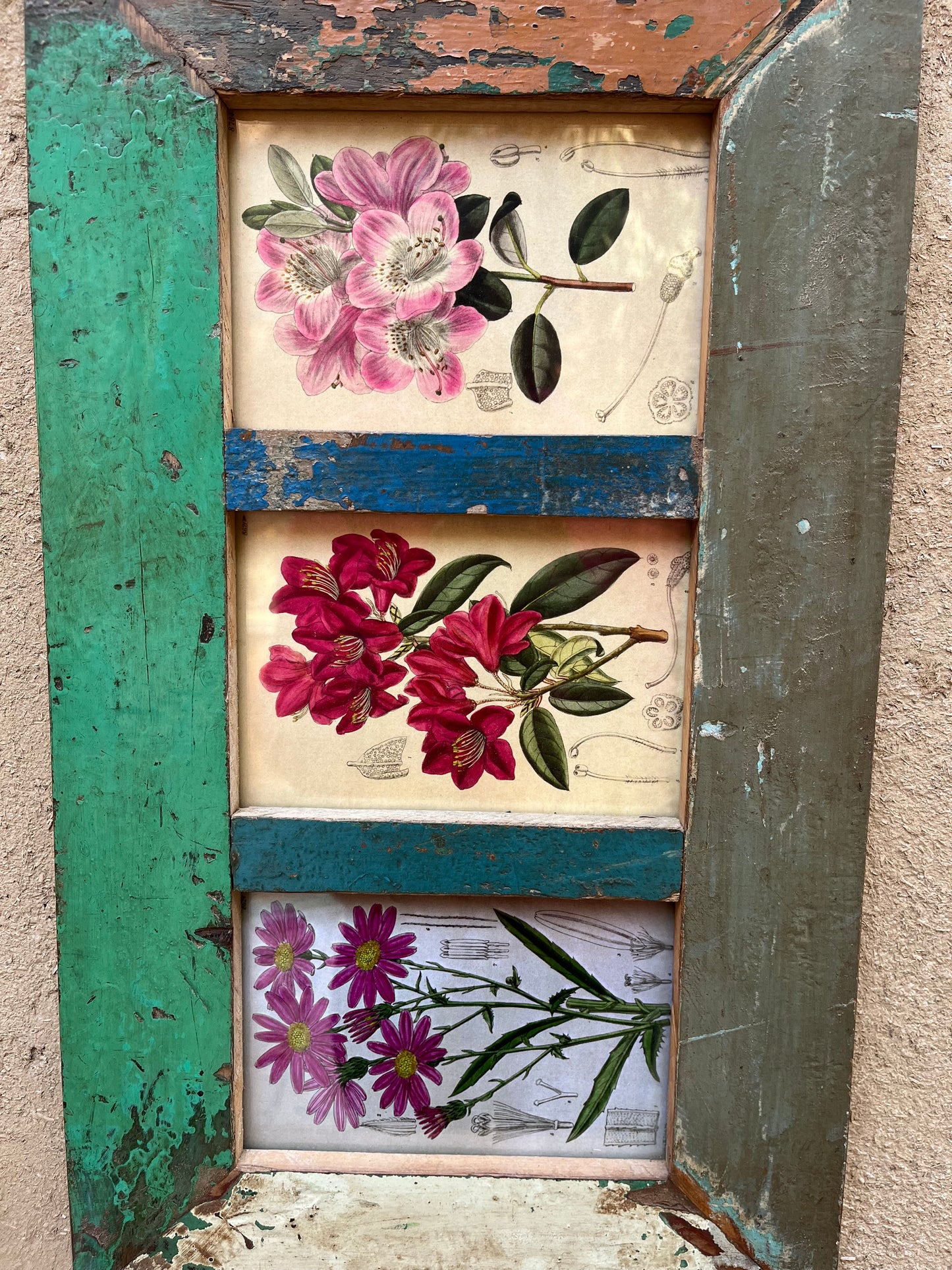 Wall Rustic Photo Frame in Wood