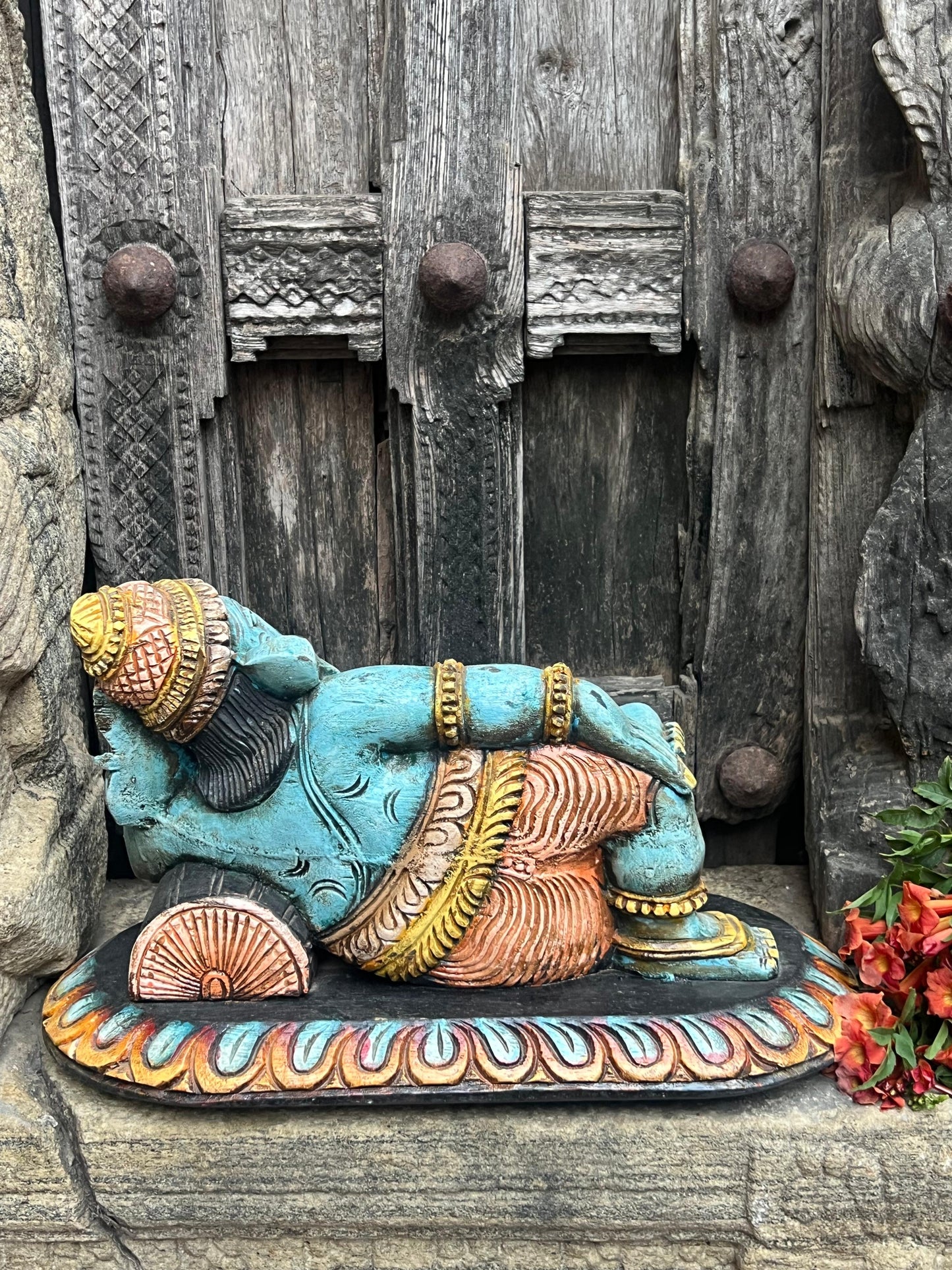 Divine Sleeping Ganesha