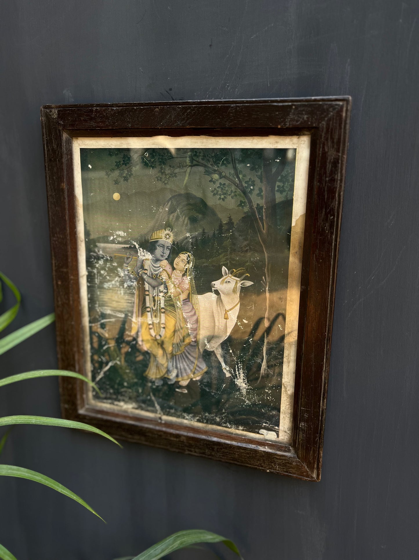 Vintage Radha Krishna Painting