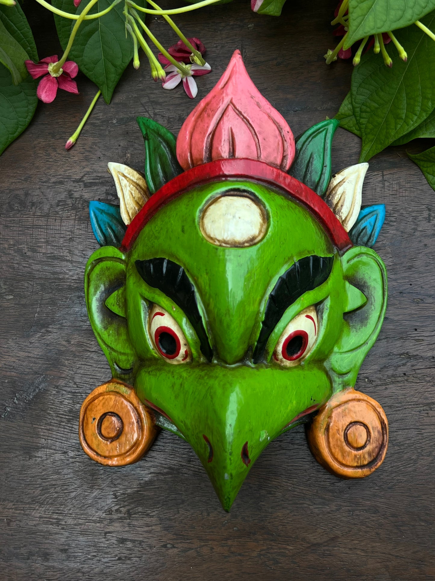 Garud Hand Painted Mask